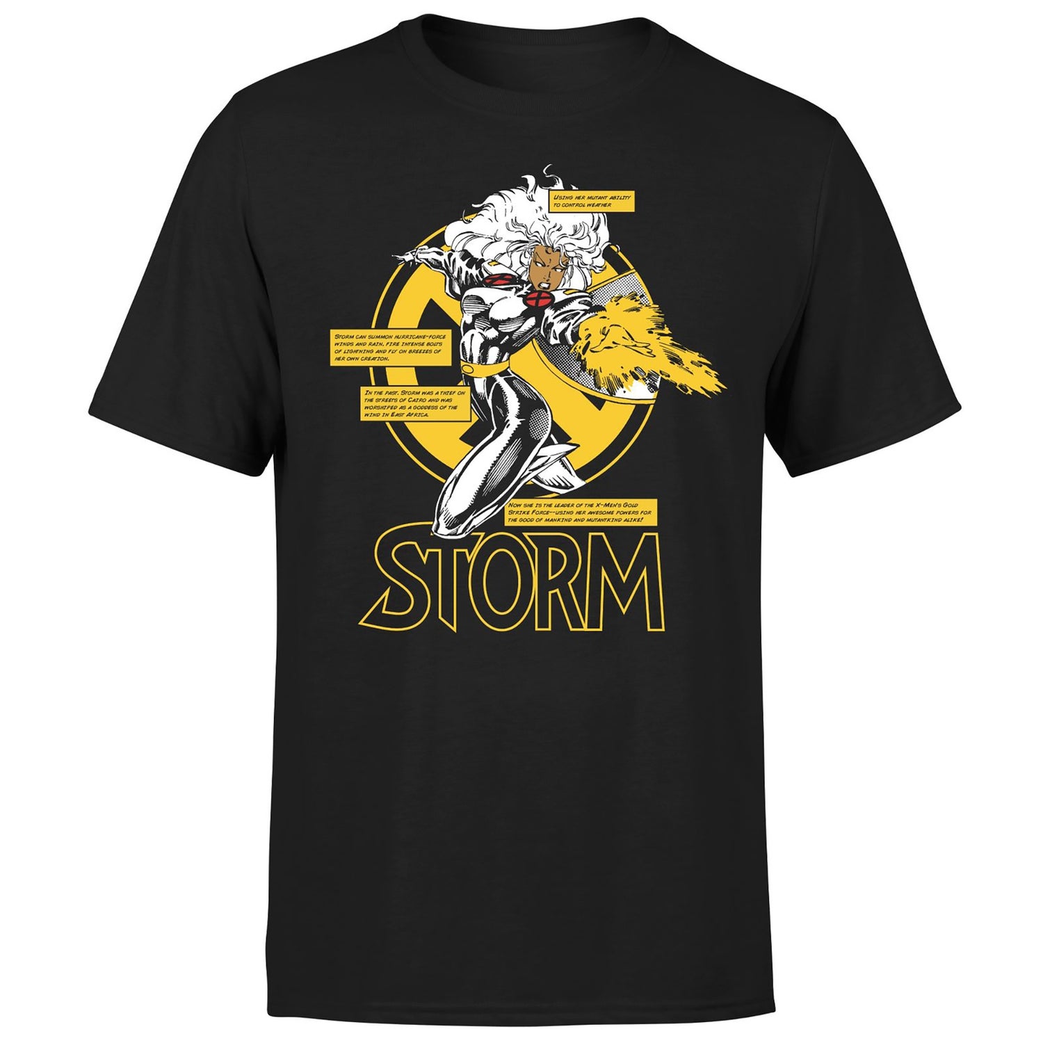 X-Men Storm Bio Unisex T-Shirt - Black