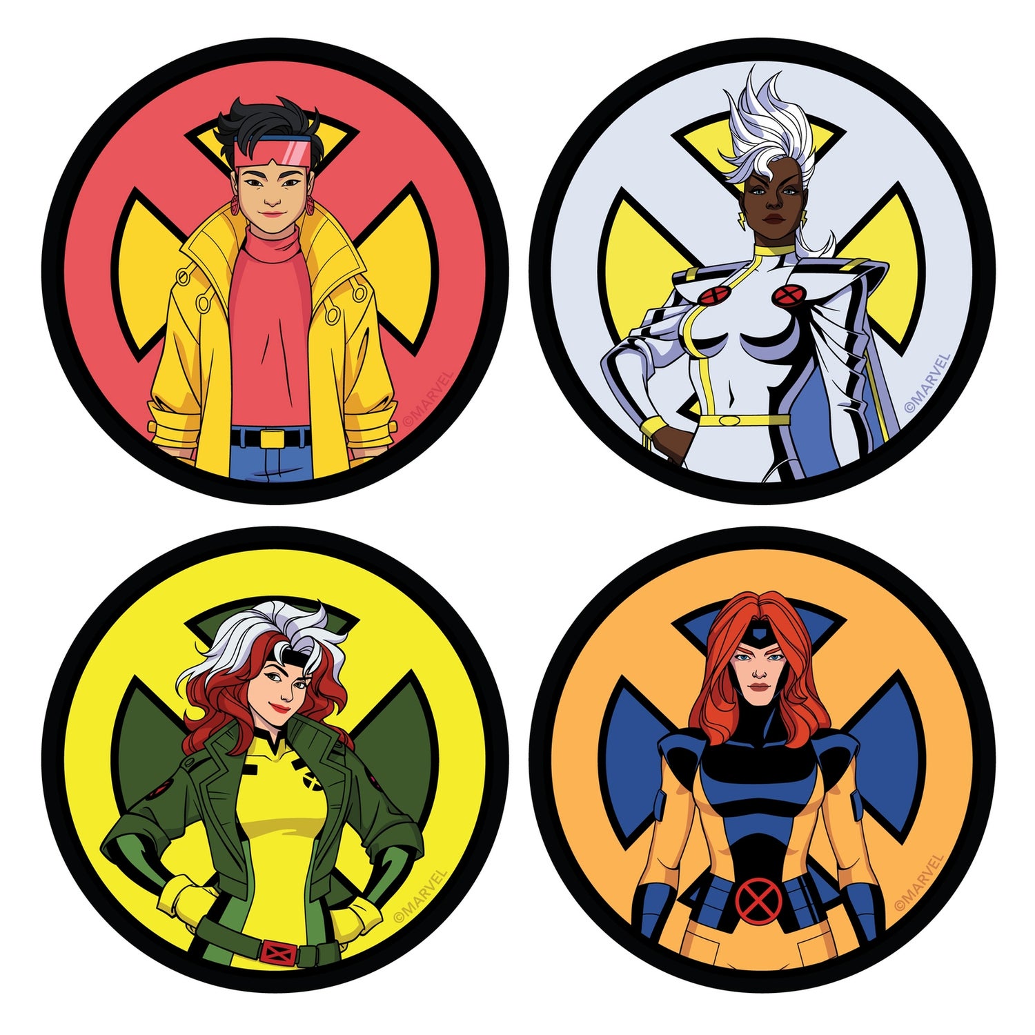 X-Men '97 Heroines Round Coaster Set