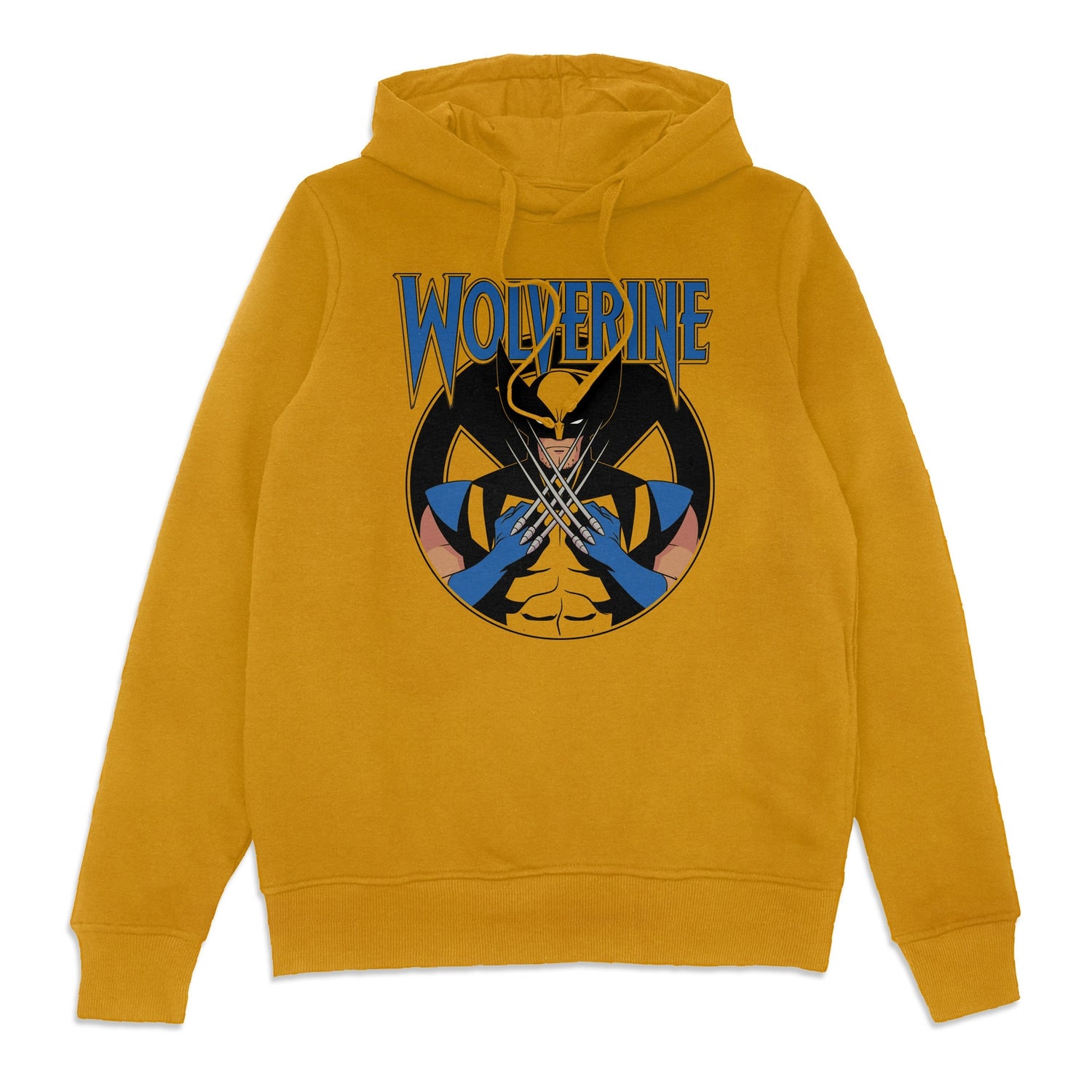 X Men 97 Wolverine Snikt Hoodie Mustard Clothing Zavvi UK