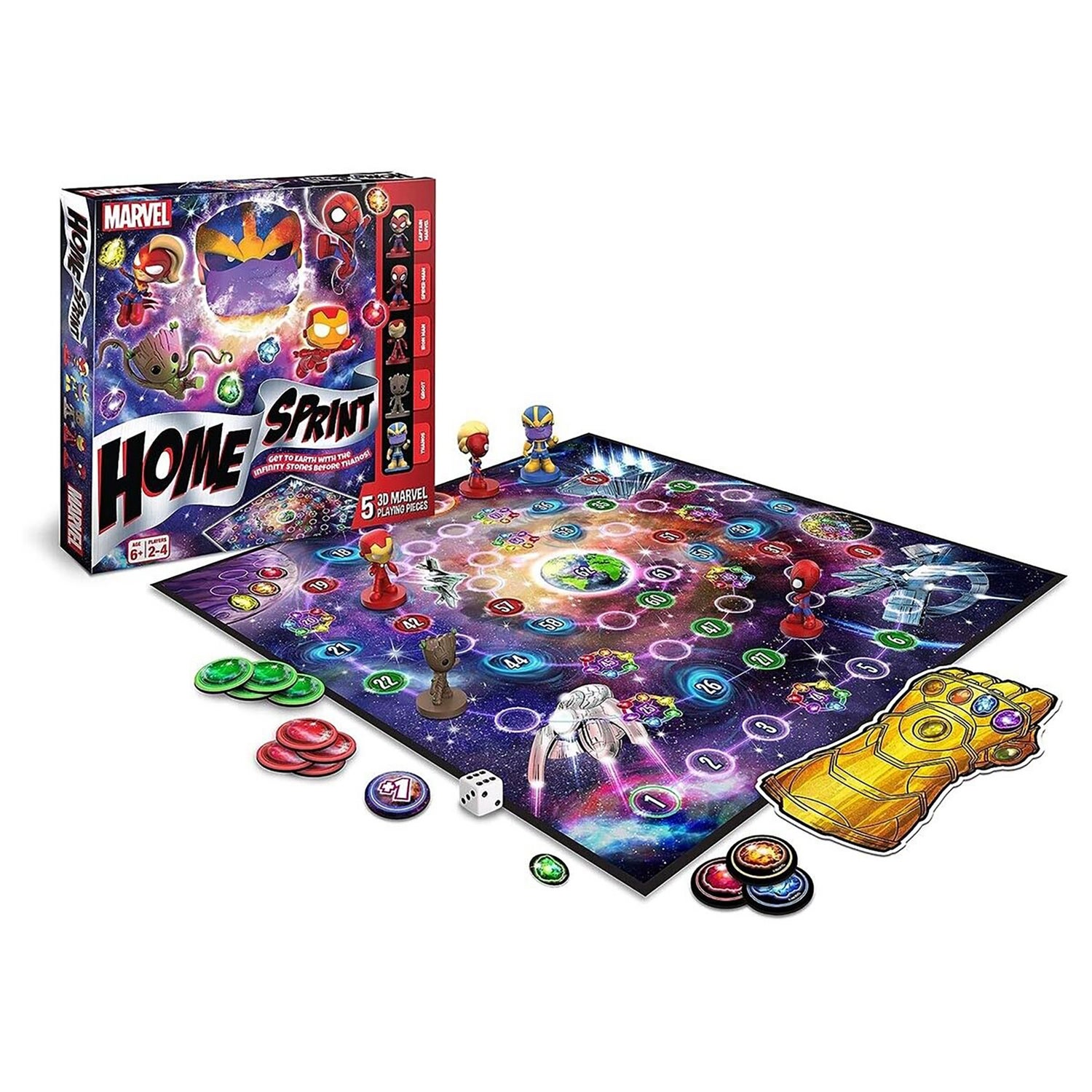 Marvel Home Sprint Board Game