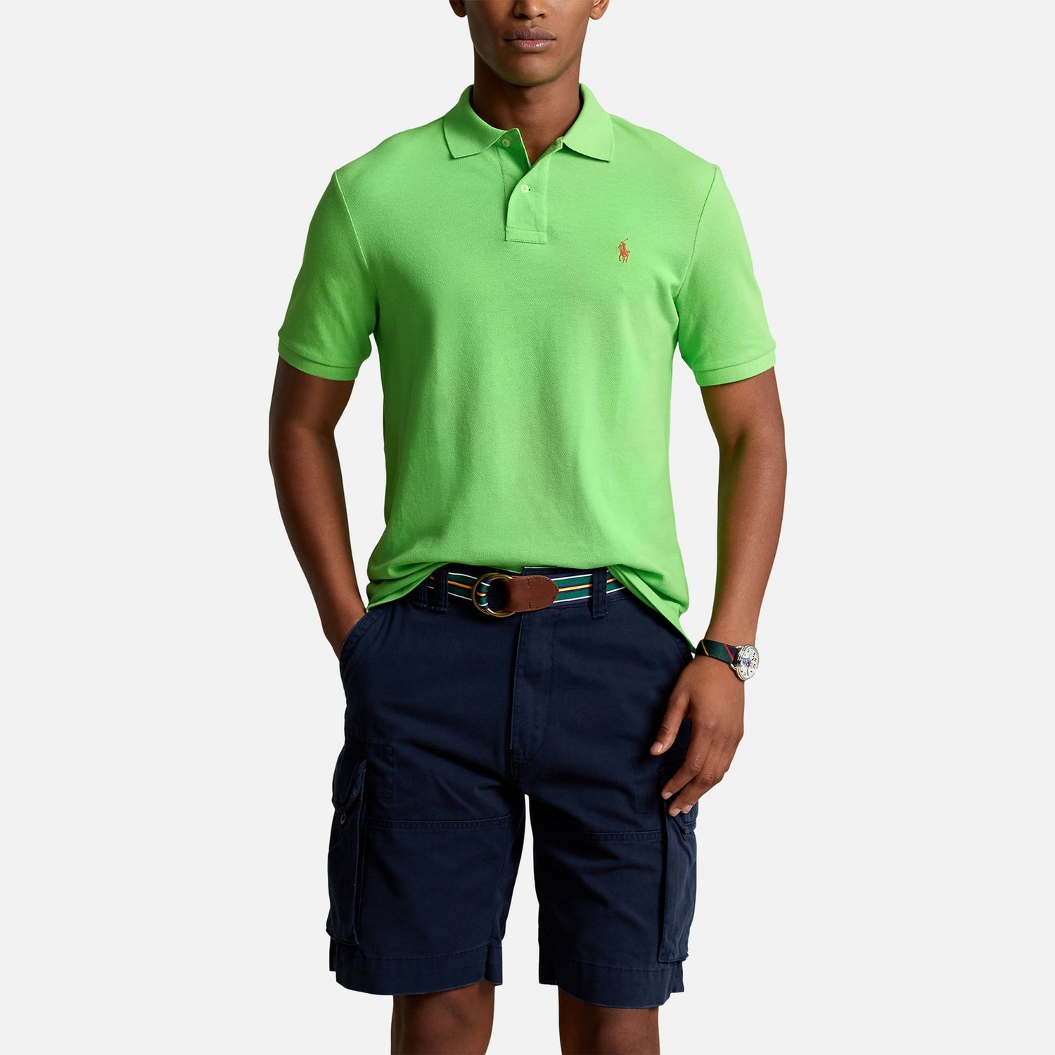 Polo Ralph Lauren Cotton-Piqué Custom Slim Fit Polo Shirt