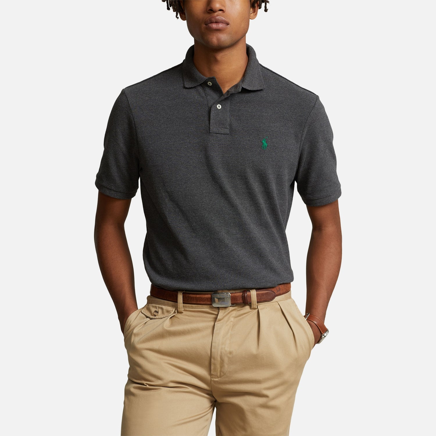 Polo Ralph Lauren Cotton-Piqué Custom Slim-Fit Polo Shirt - S