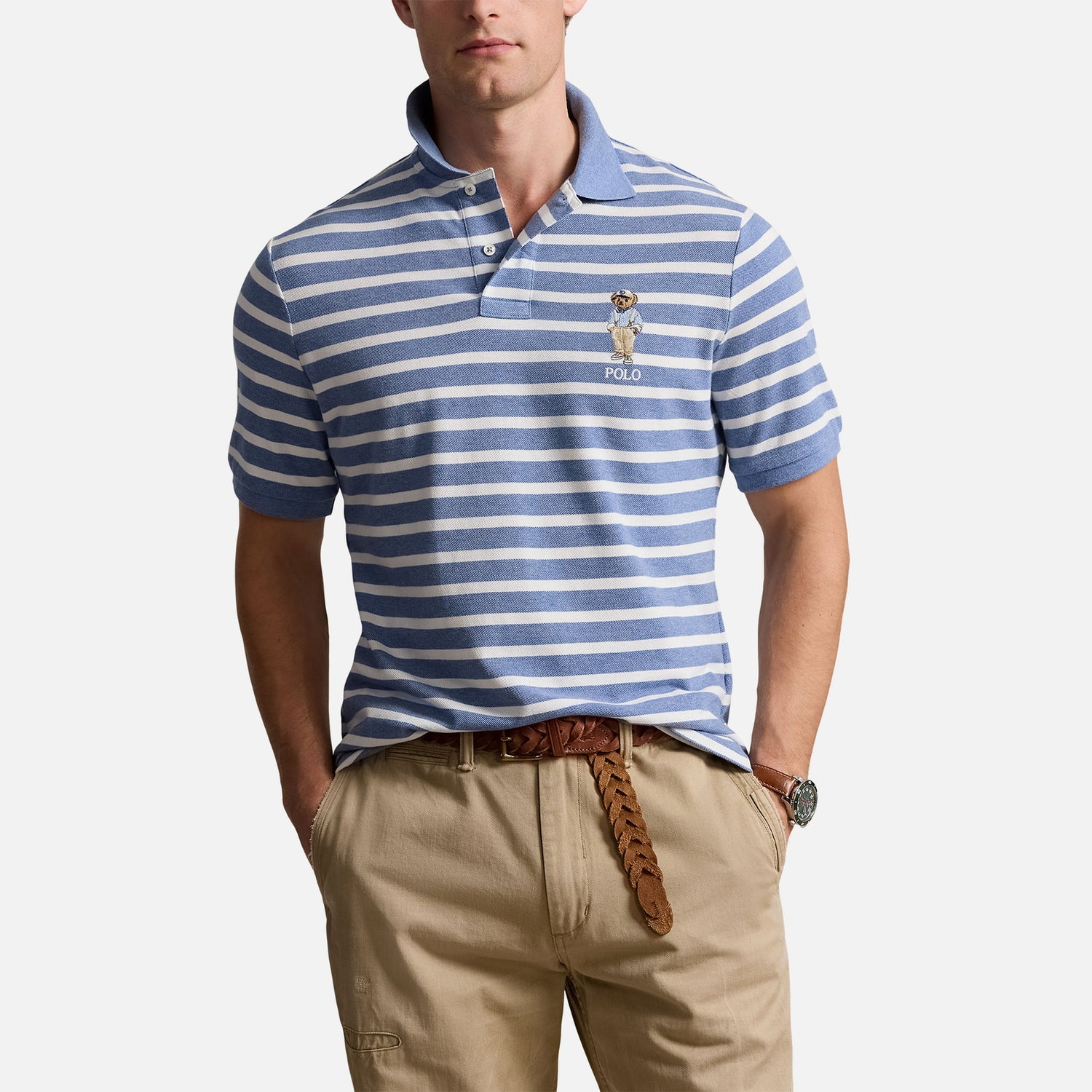 Polo Ralph Lauren Bear Cotton-Piqué Polo Shirt