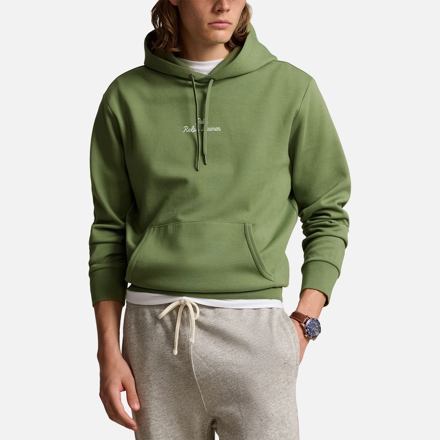 Polo Ralph Lauren Cotton-Blend Jersey Hoodie - S