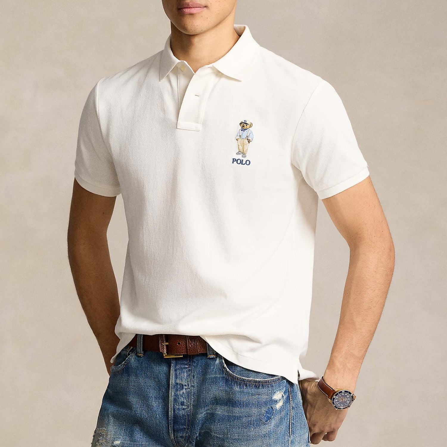 Polo Ralph Lauren Slim Fit Cottton-Piqué Polo Shirt - S