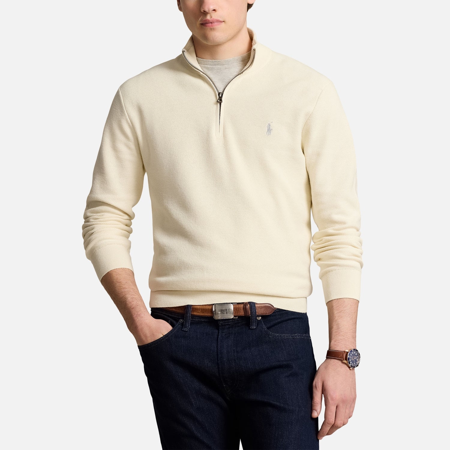 Polo Ralph Lauren Cotton-Blend Double-Knit Sweatshirt - XXL