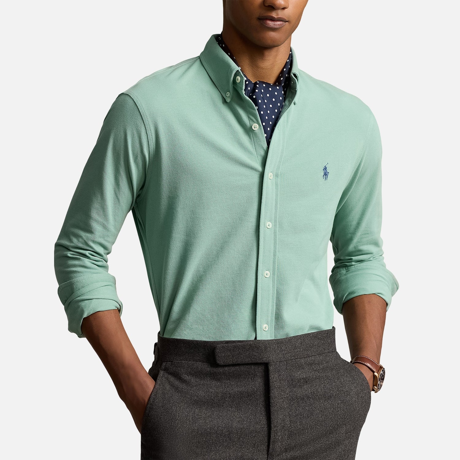 Polo Ralph Lauren Featherweight Cotton-Piqué Slim-Fit Shirt - S