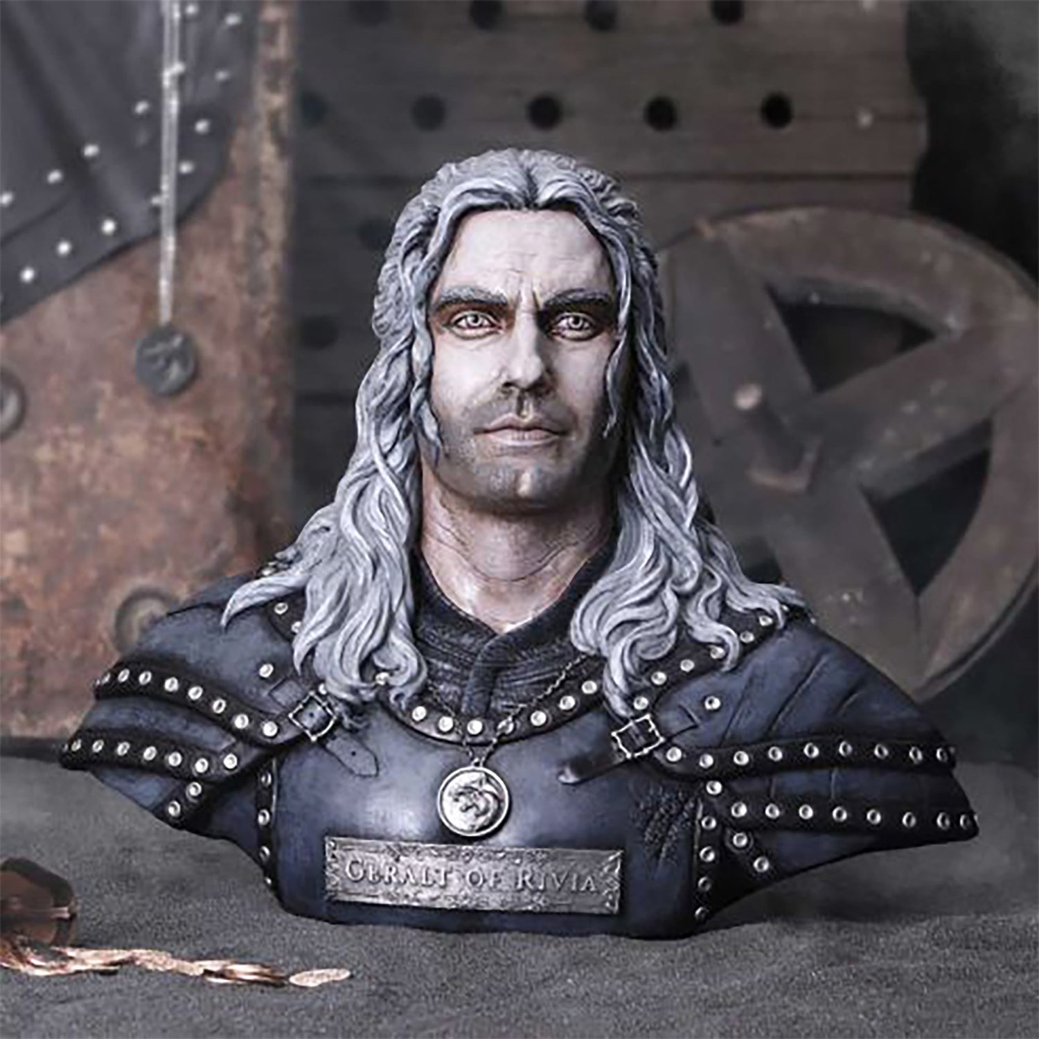 The Witcher Geralt of Rivia Premium Collectible Polyresin Bust (39.5cm)