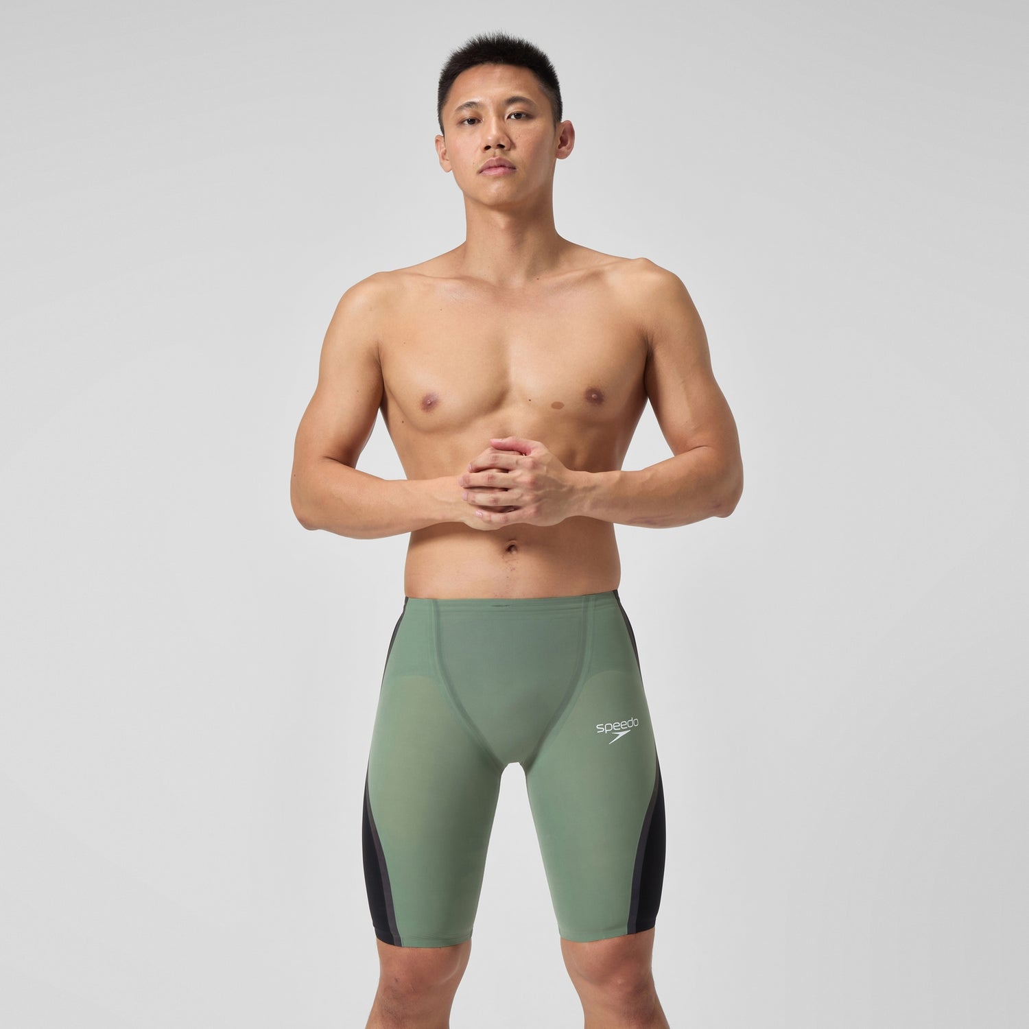 Men's Fastskin LZR Pure Intent 2.0 High Waist Jammer Green/Black | Speedo