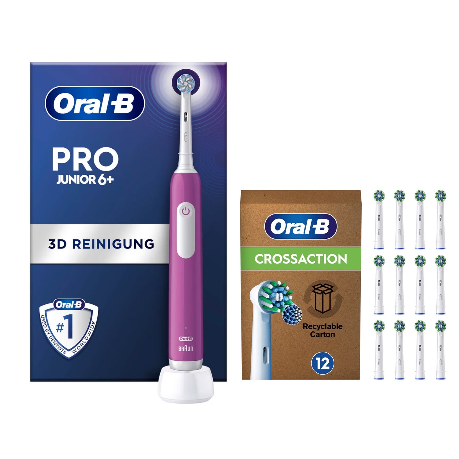 Oral-B Pro Junior Purple Electric Toothbrush (Various Options)