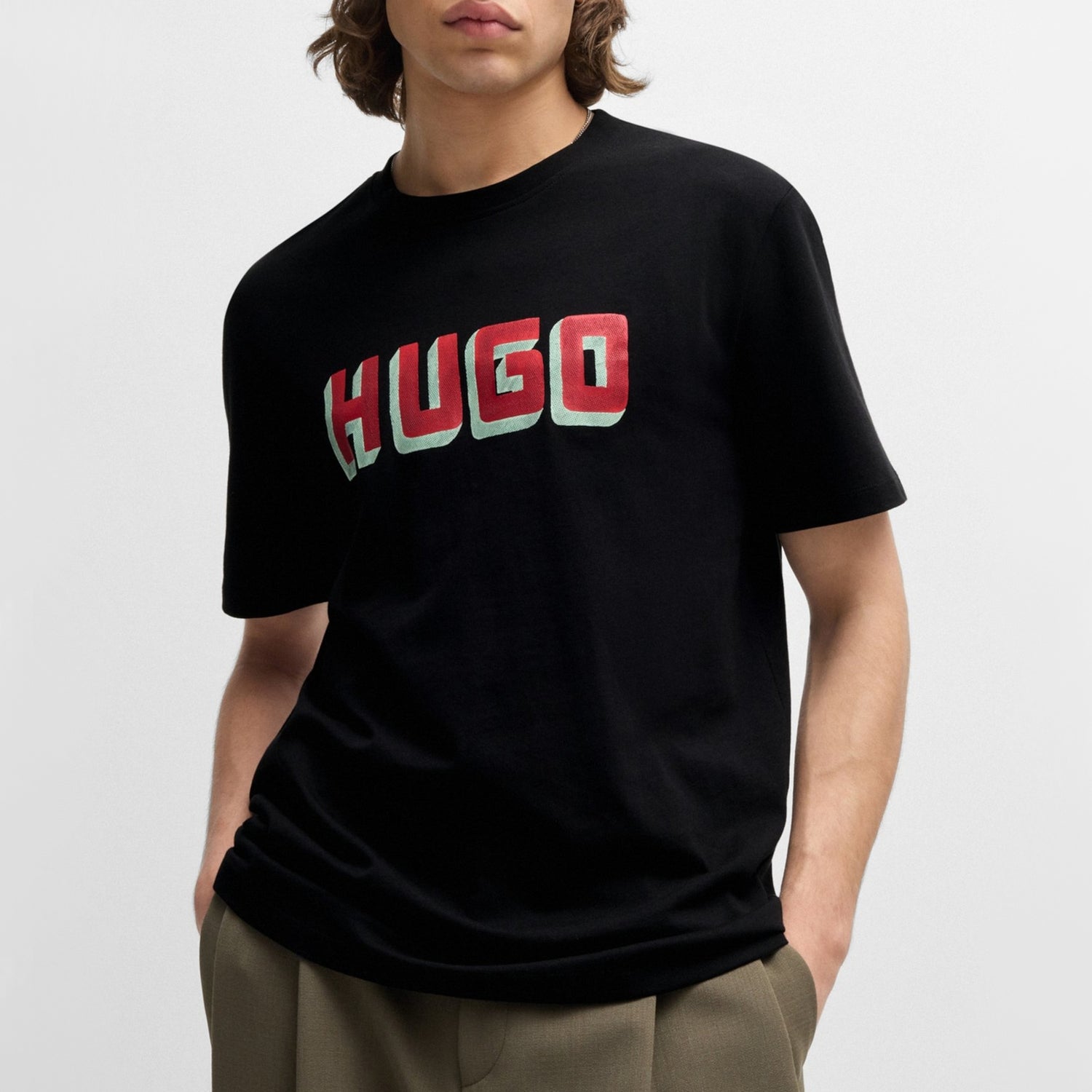 HUGO Daqerio Cotton-Jersey T-Shirt