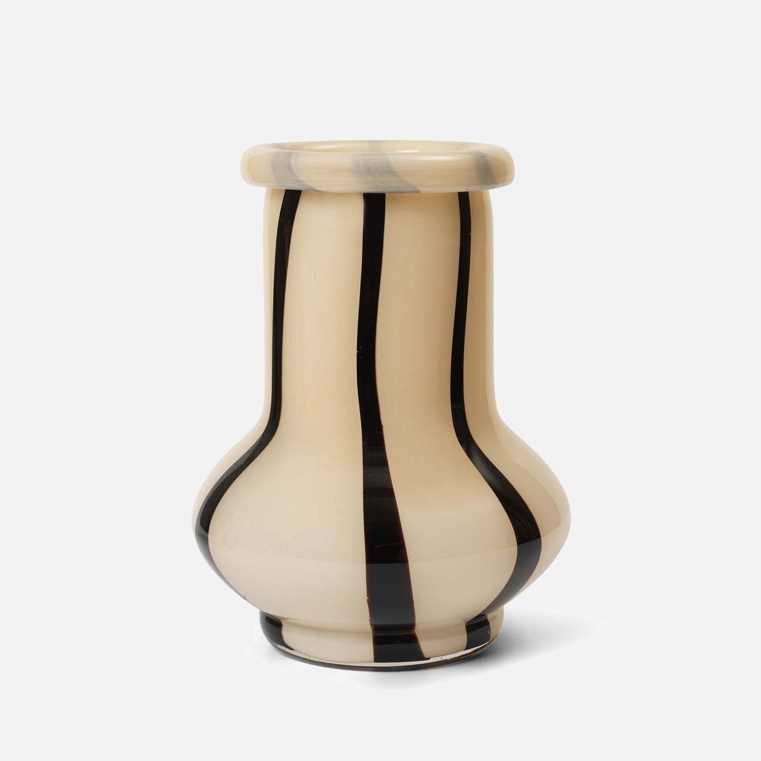 Ferm Living Riban Vase - H24 - Cream