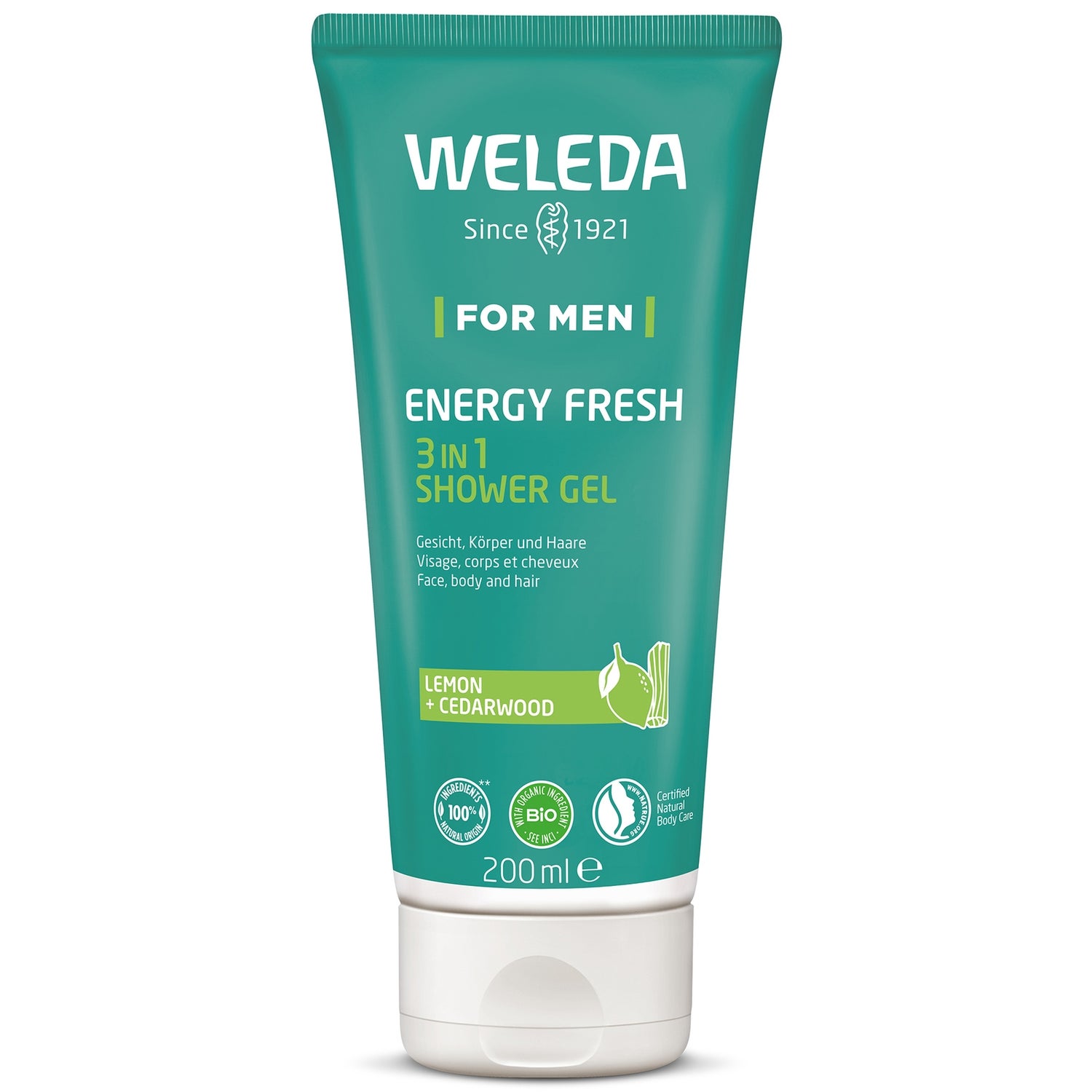 Weleda Men's Energy Fresh 3 in 1 Shower Gel 200ml