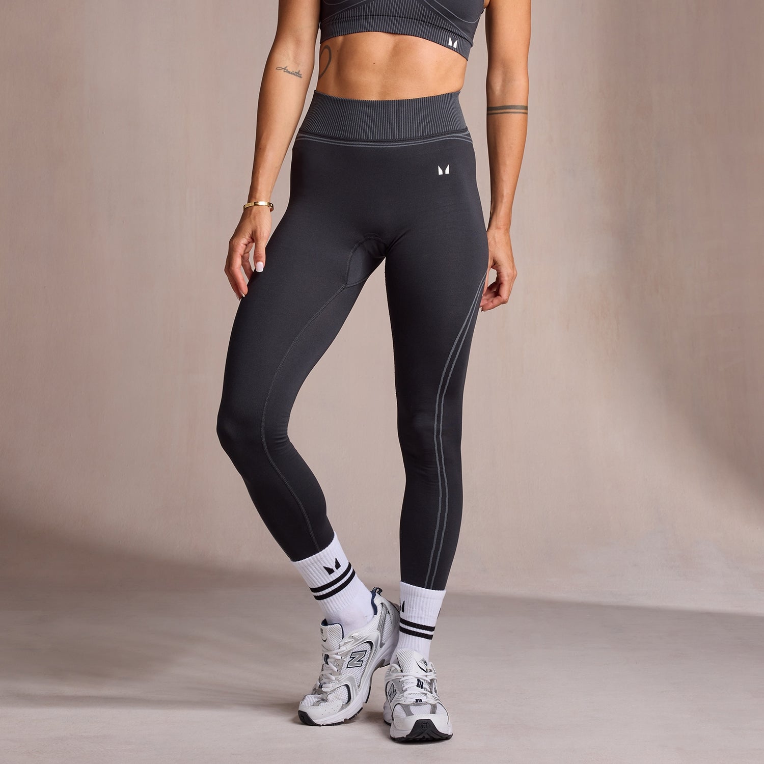 MP Női Seamless Rib Leggings – Fekete - XL