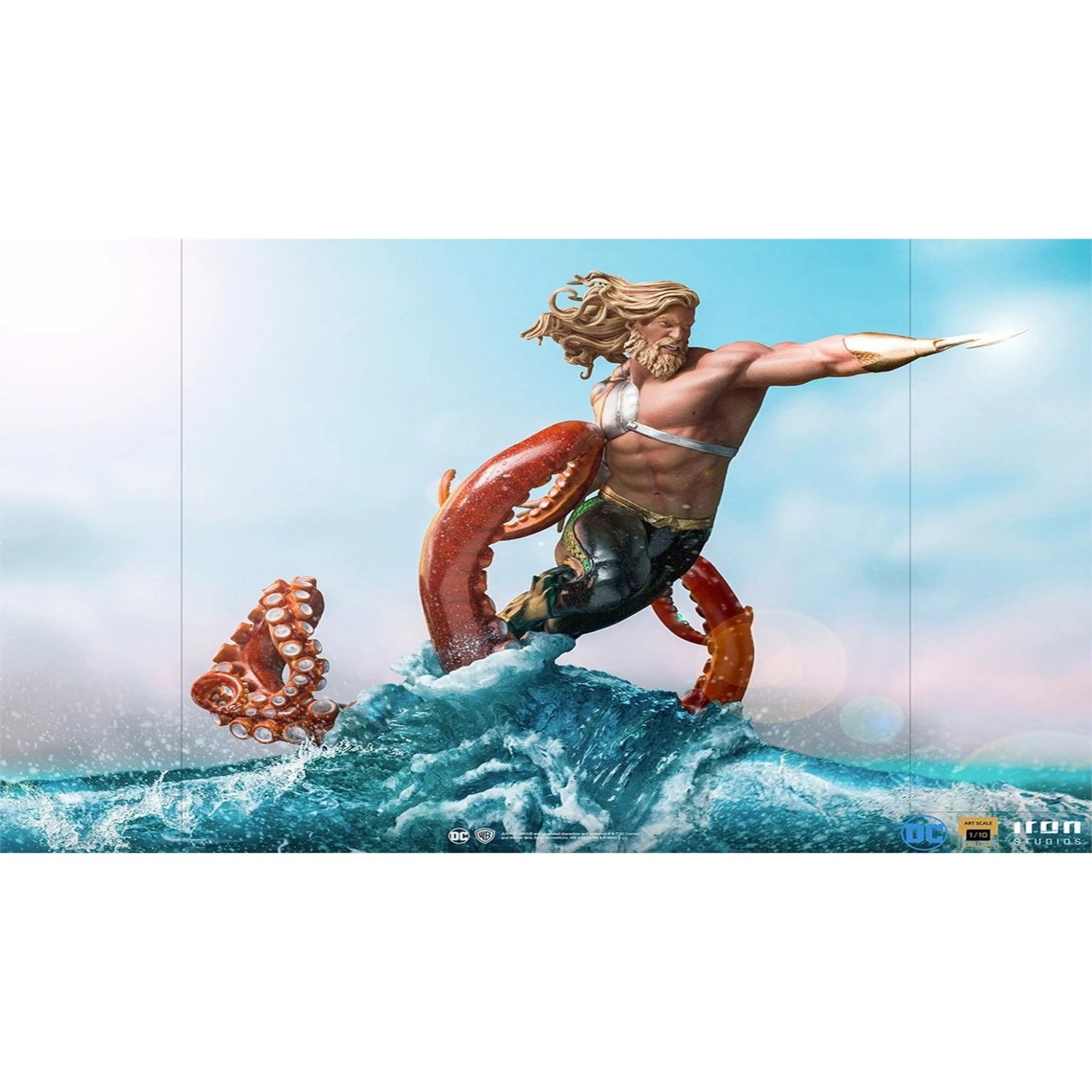 Iron Studios Art-Scale 1/10 DC Comics Aquaman Deluxe Statue – On