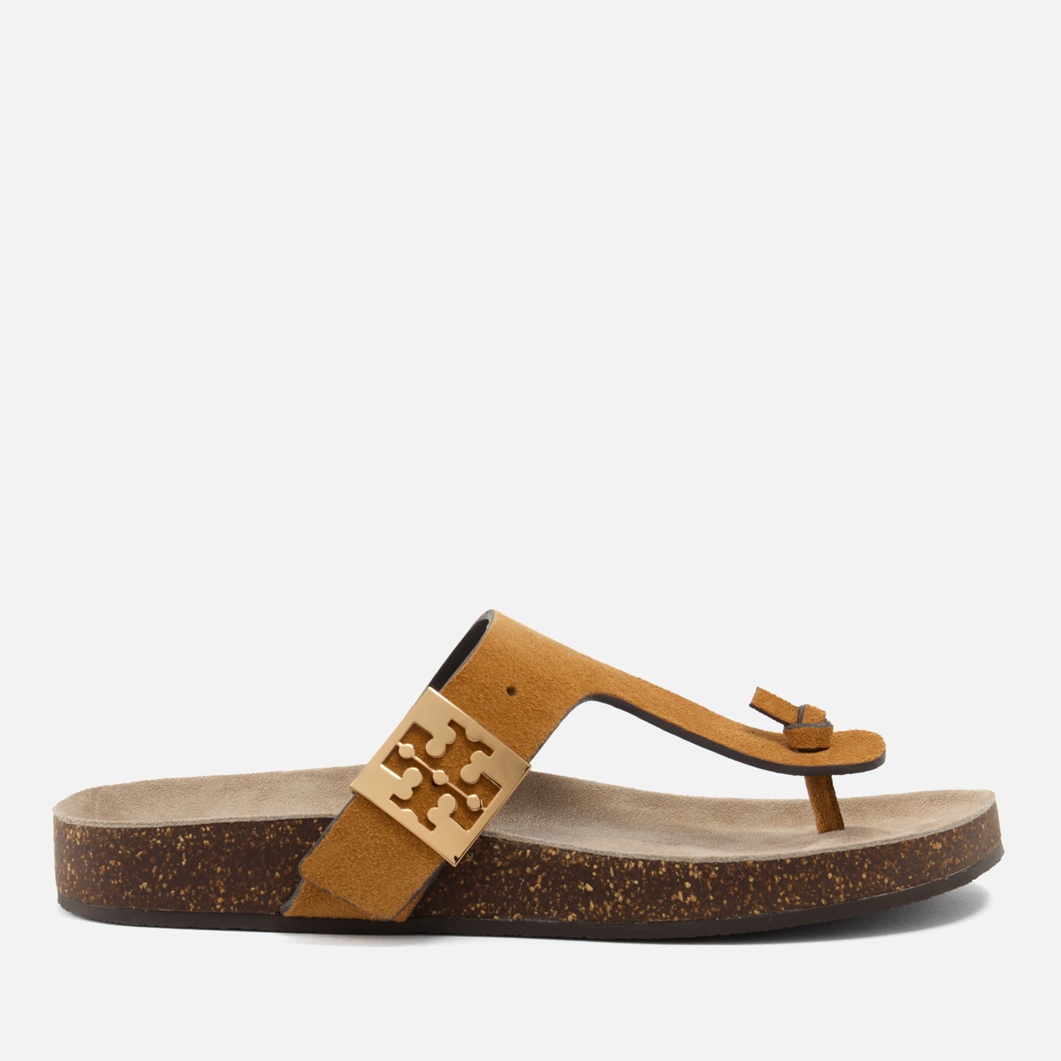 Tory Burch Women's Mellow Suede Toe-Post Sandals - UK 7.5
