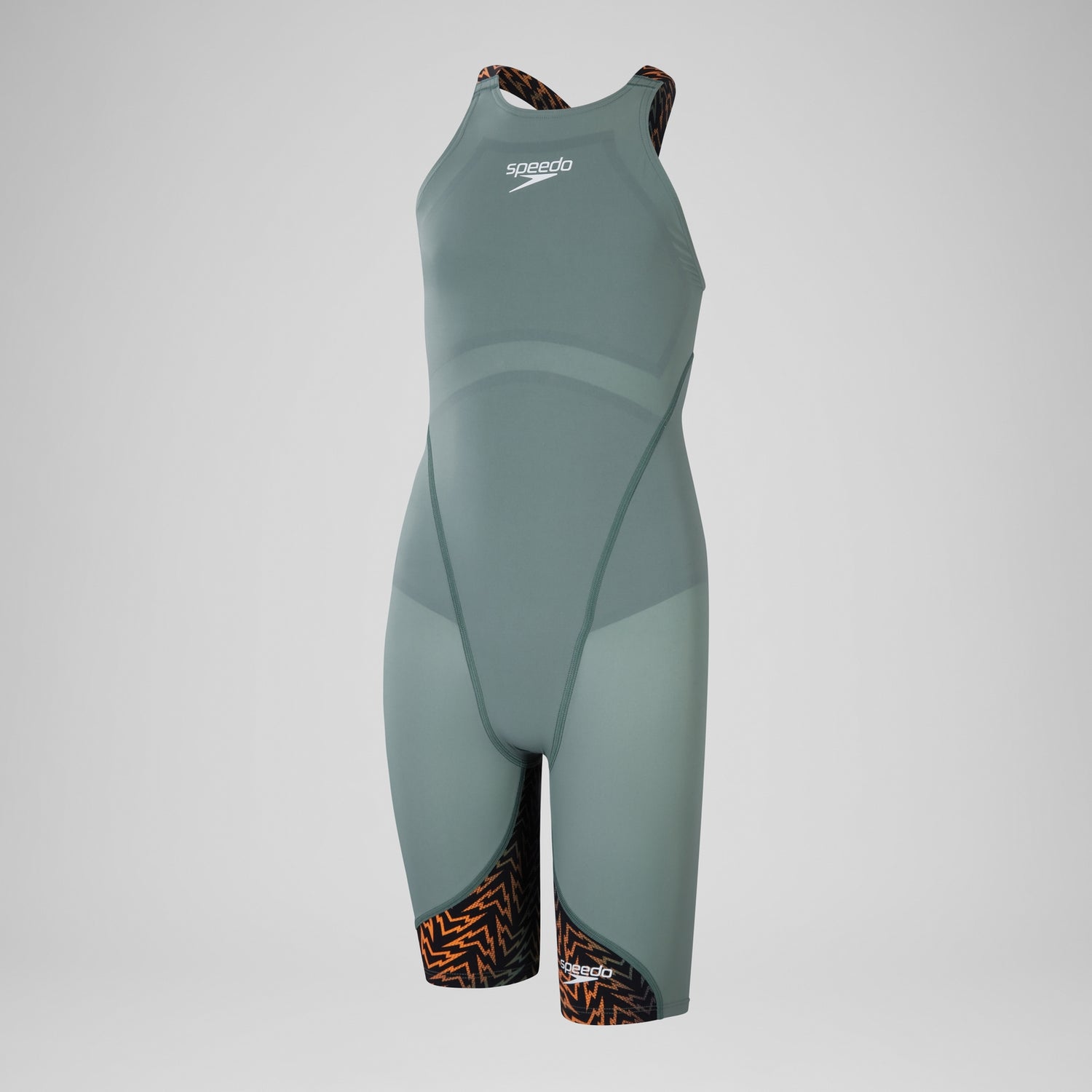 Girls' Fastskin LZR Ignite Kneeskin Green/Black | Speedo