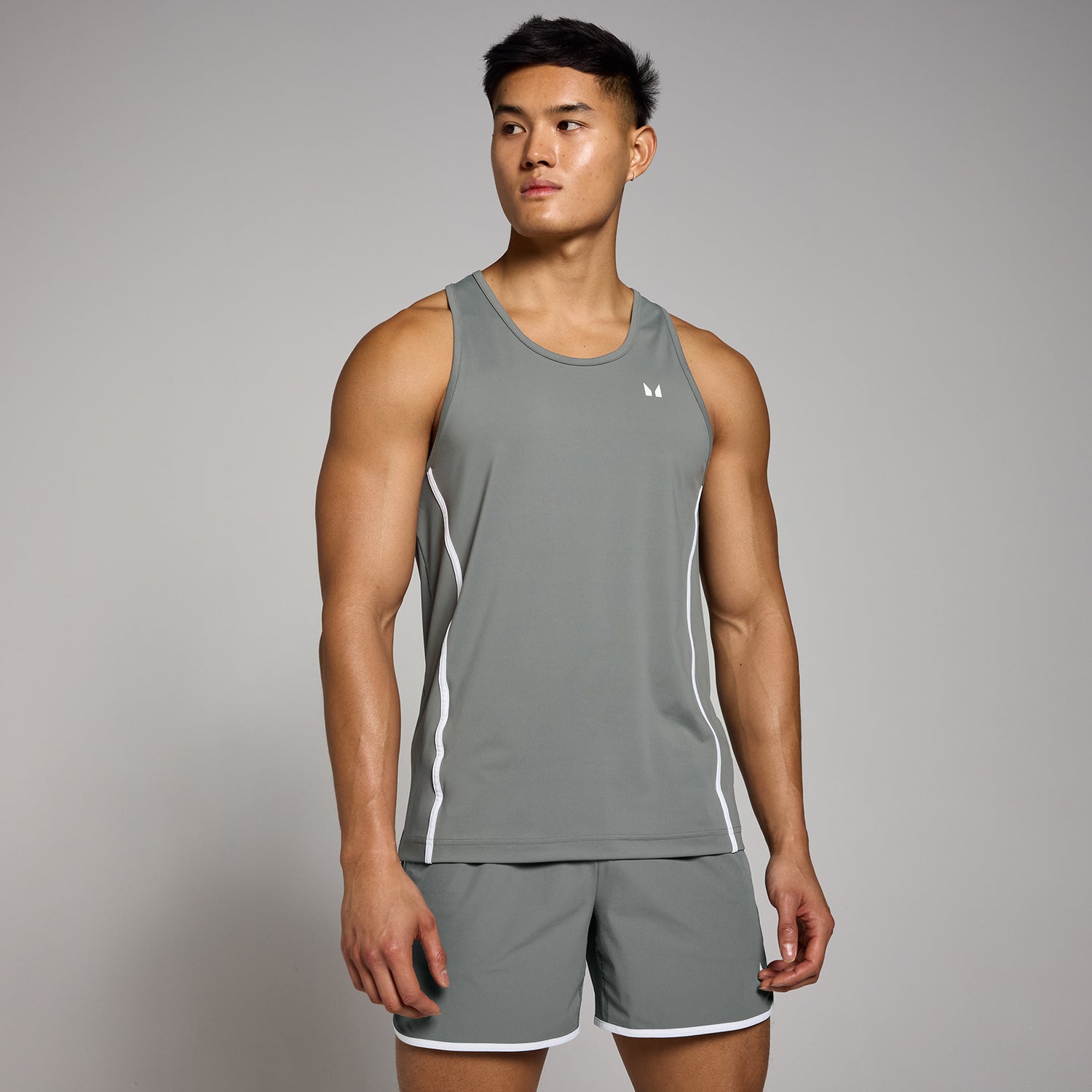 MP Men's Tempo Binding Vest - Rock - XS