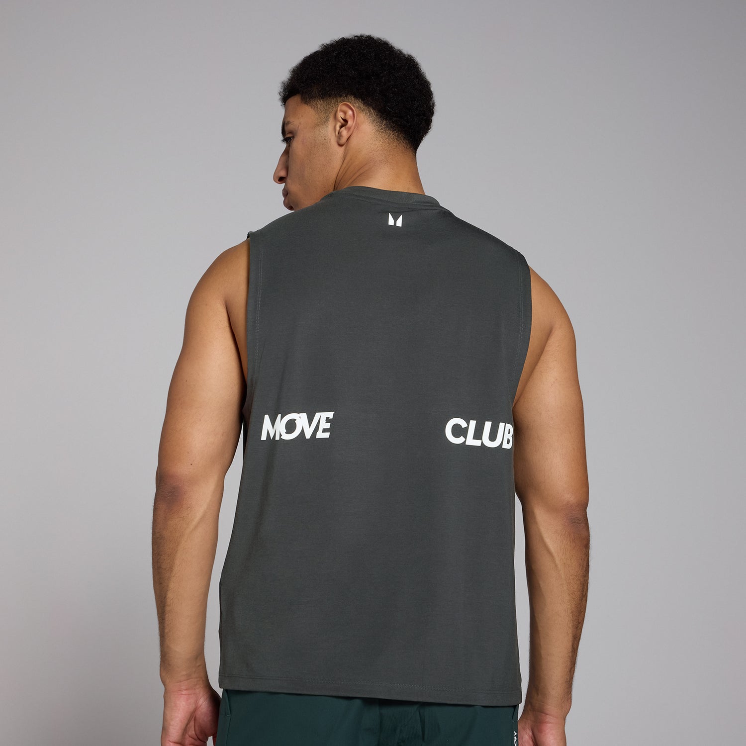 MP Men's Tempo Graphic Oversized Tank - Washed Black - XS