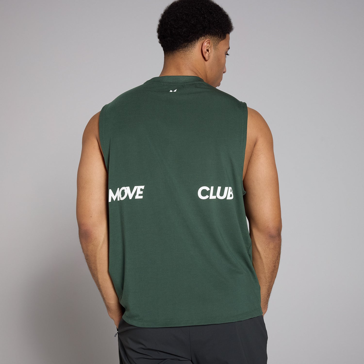 MP Men's Tempo Graphic Oversized Tank - Deep Green