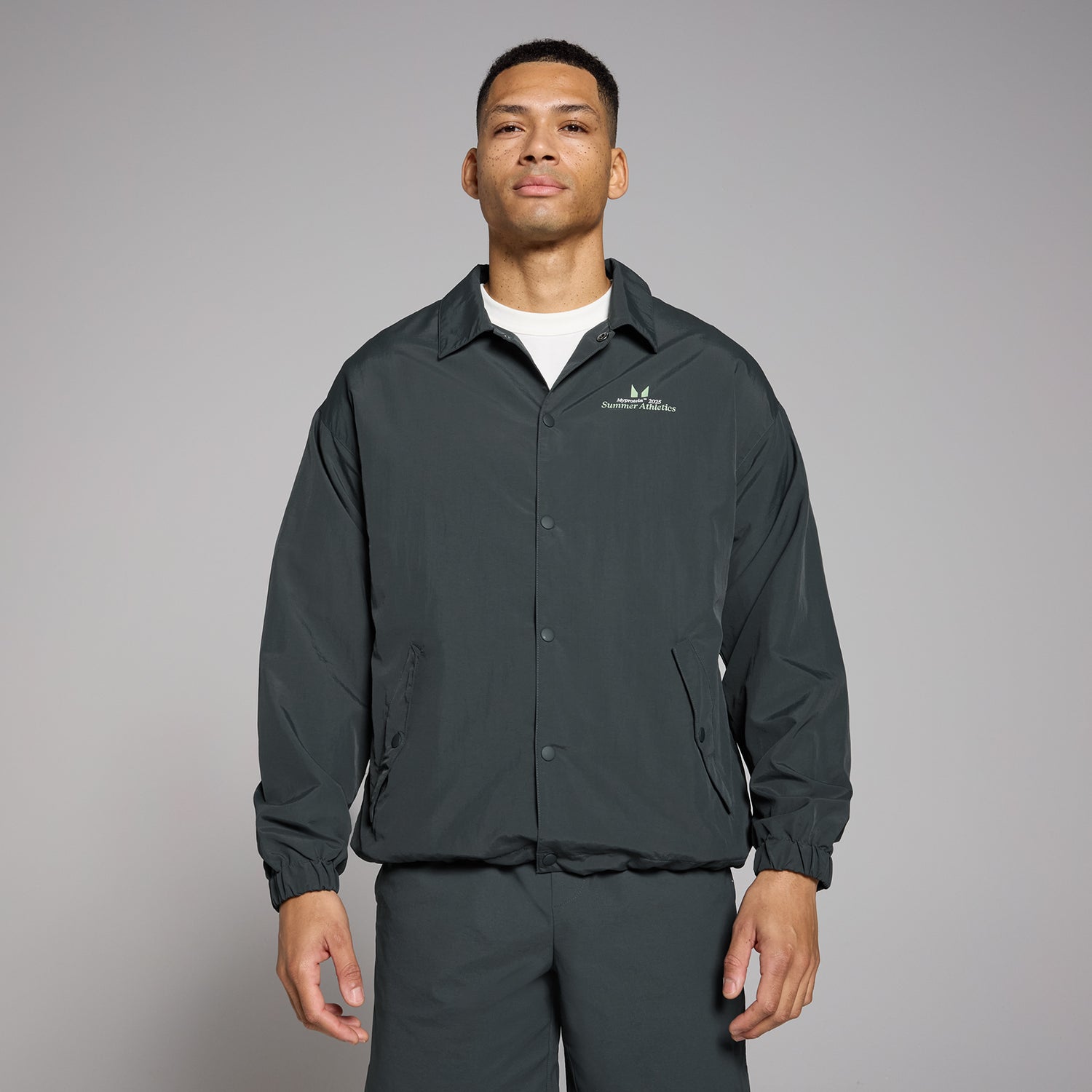MP Men's Retro Woven Jacket - Washed Black - XS