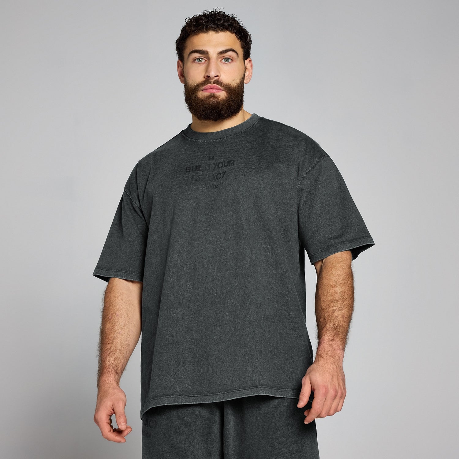 MP Origin Washed Graphic T-Shirt - Washed Black - XXS-XS