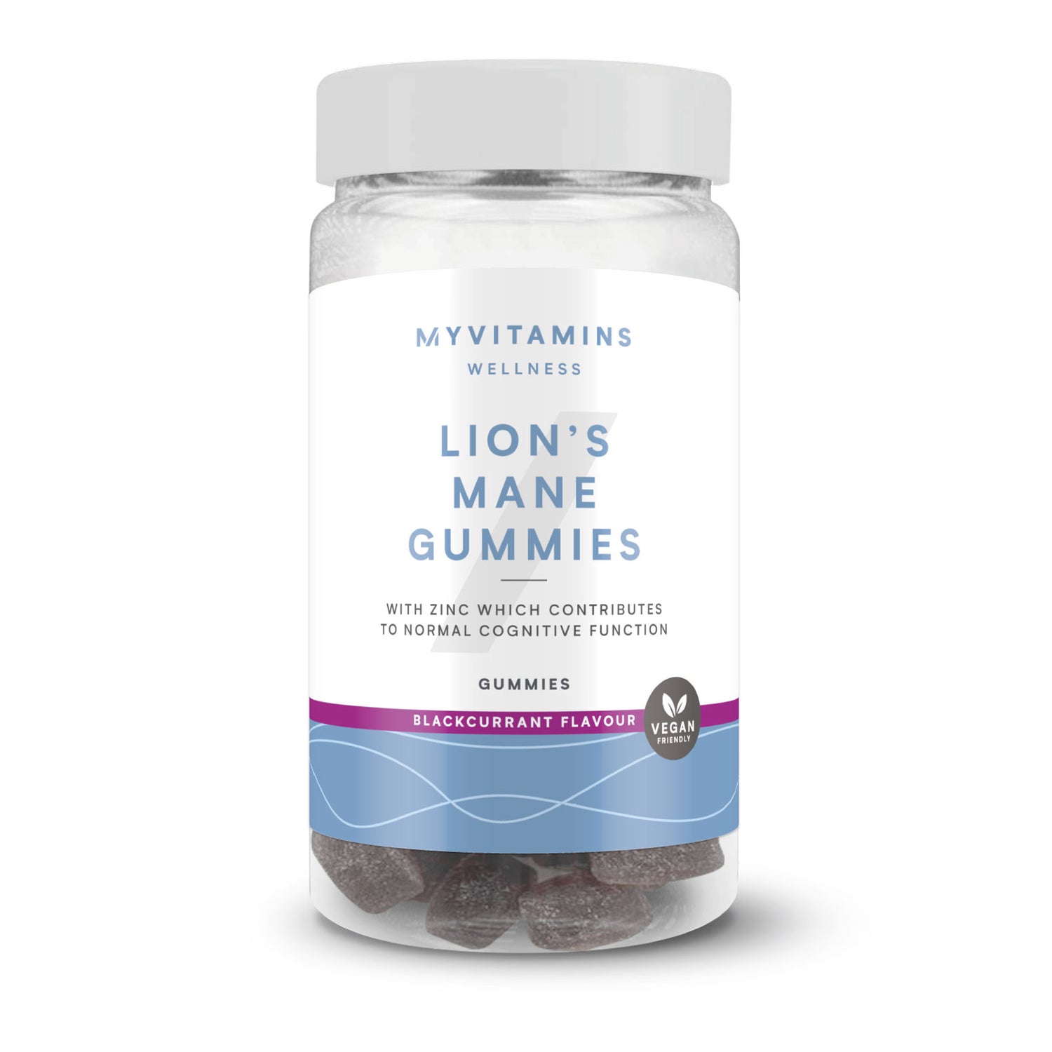 Lion's Mane Gummies - 60gummies - Blackcurrant