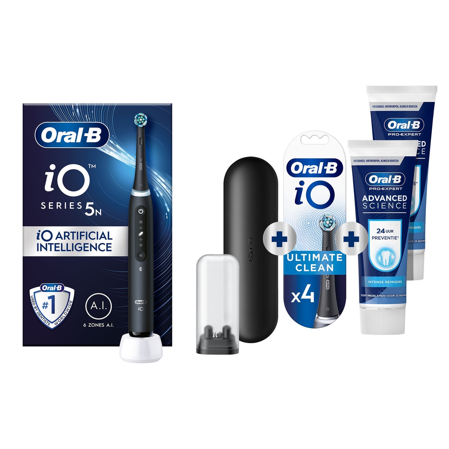 Oral-B iO 5N Elektrische Tandenborstel Zwart