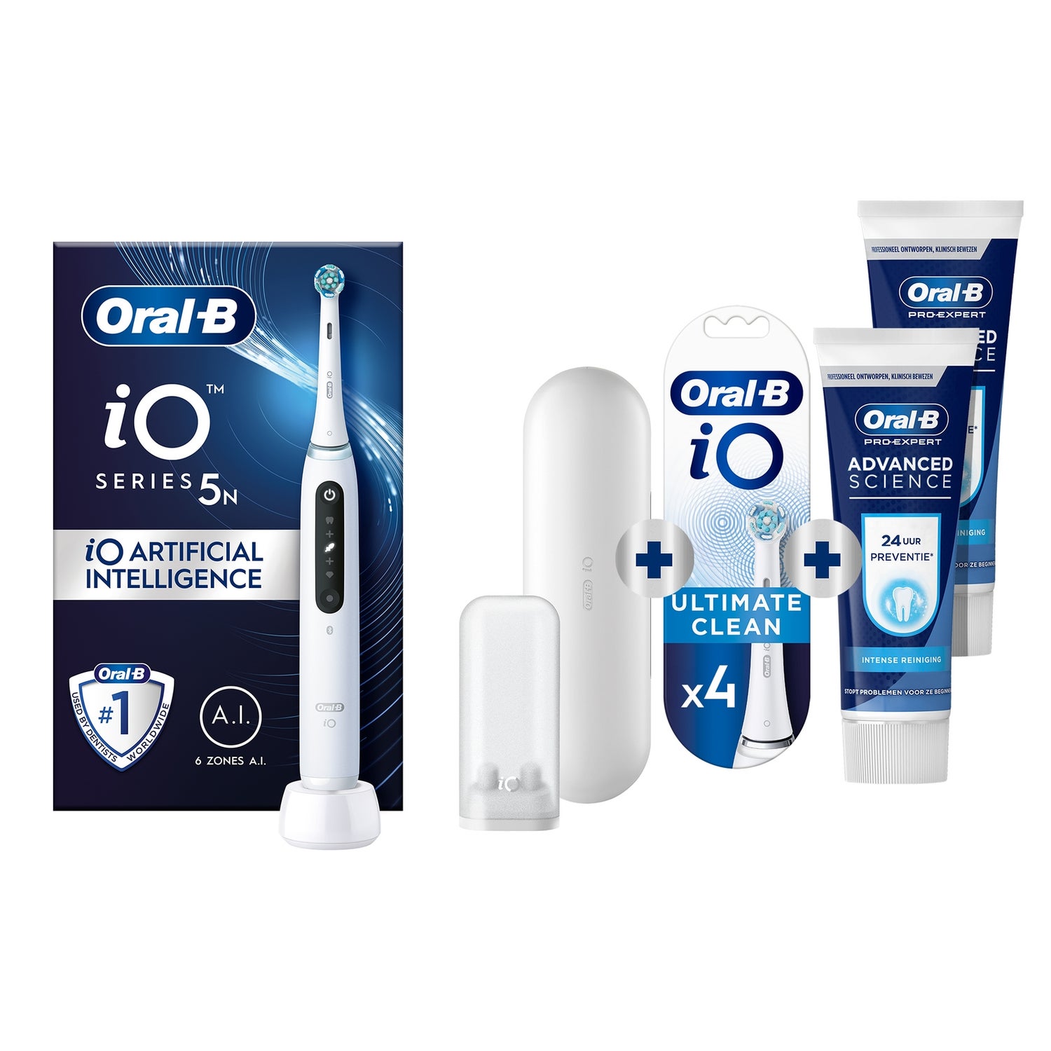 Oral-B iO 5N Elektrische Tandenborstel Wit