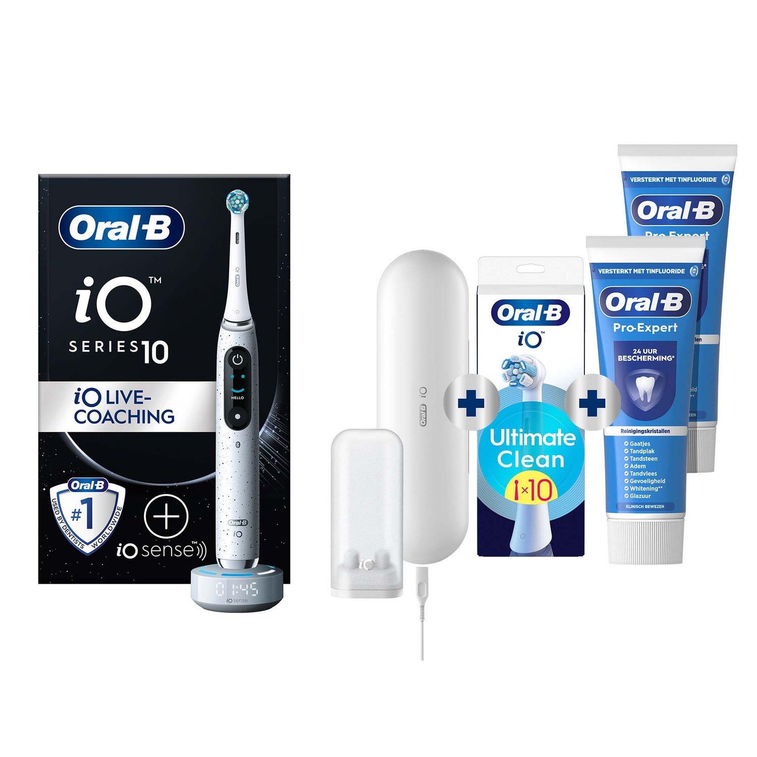 Oral-B iO 10 Stardust Elektrische Tandenborstel Wit