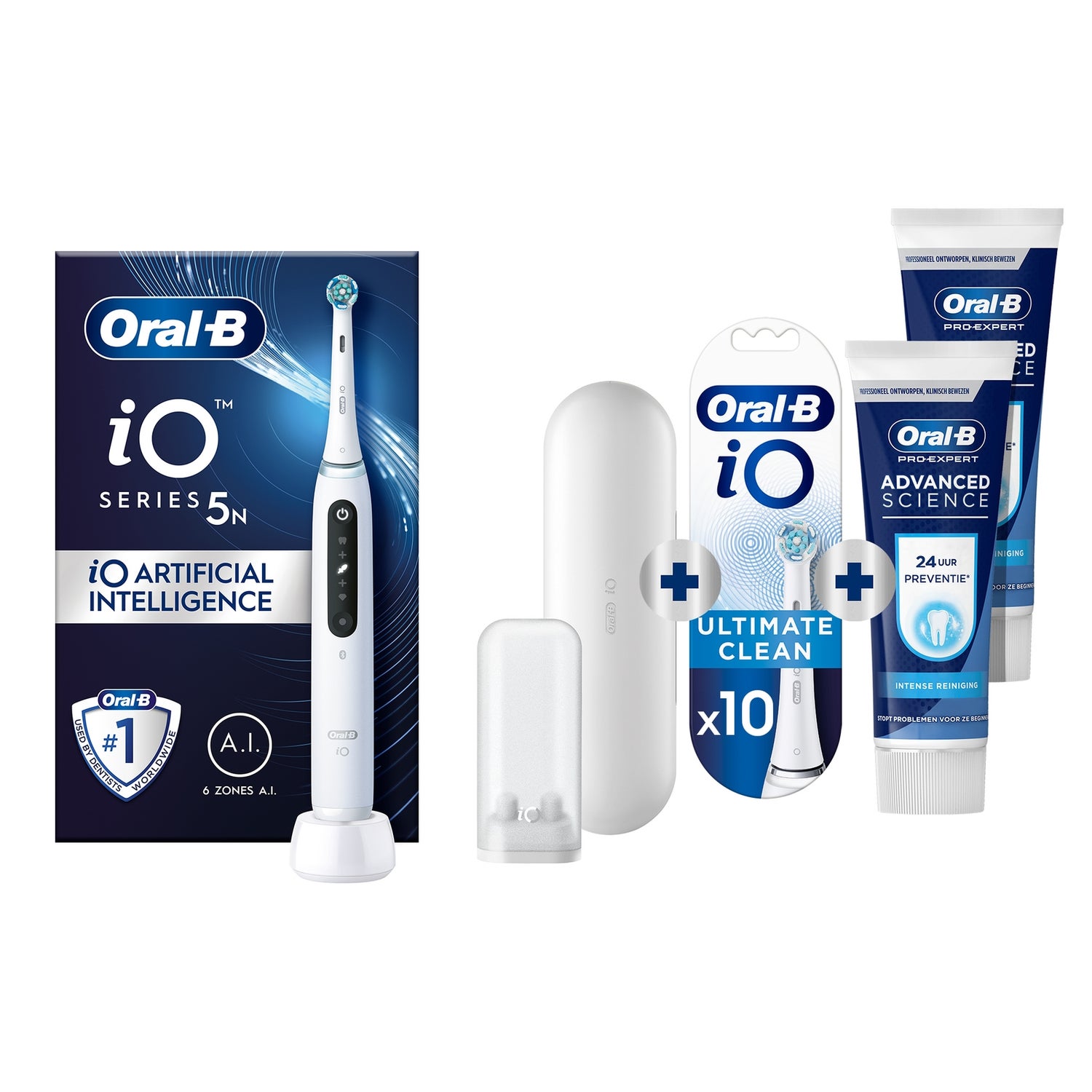 Oral-B iO 5N Elektrische Tandenborstel Wit
