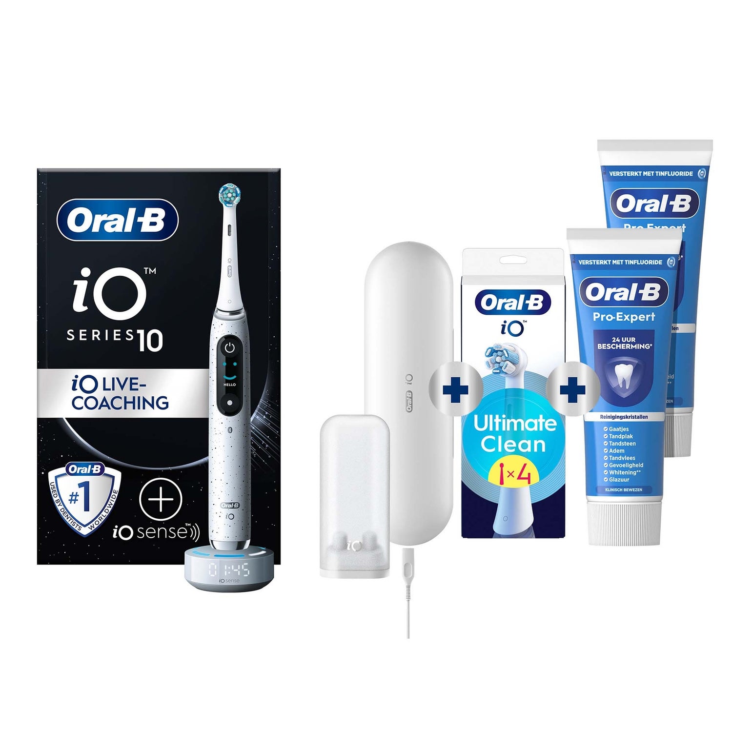 Oral-B iO 10 Stardust Elektrische Tandenborstel Wit