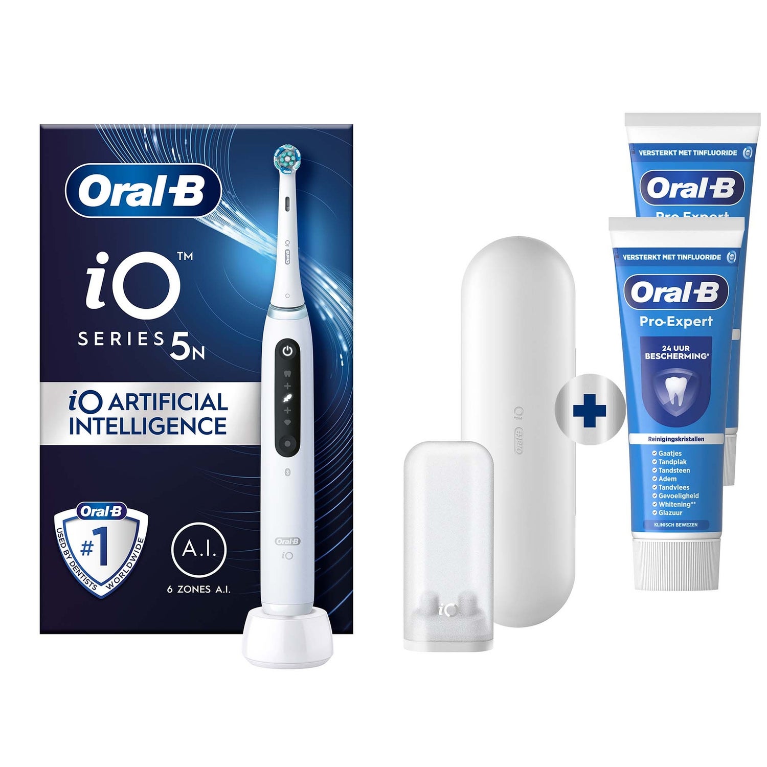 Oral-B iO 5N Elektrische Tandenborstel Wit