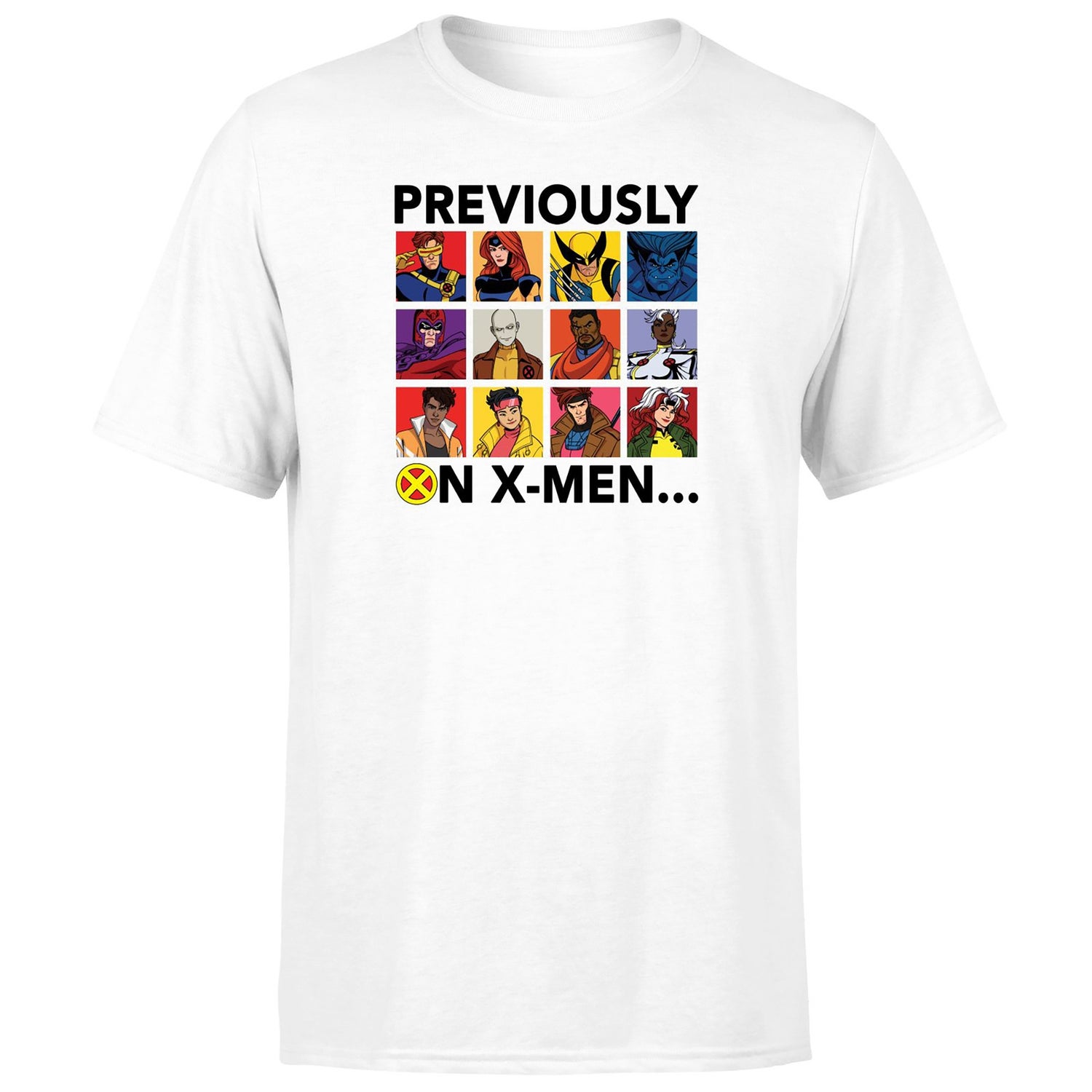 X-Men Previously On X-Men Unisex T-Shirt - White