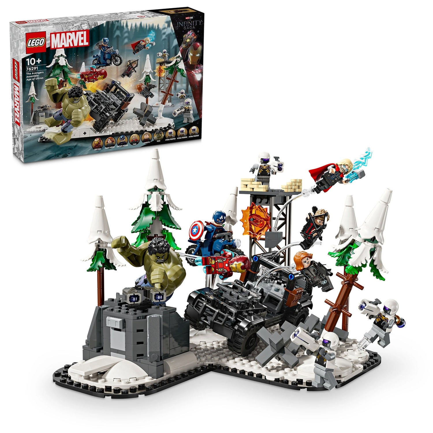 LEGO Marvel The Avengers Assemble Age of Ultron Set 76291 Toys Zavvi UK