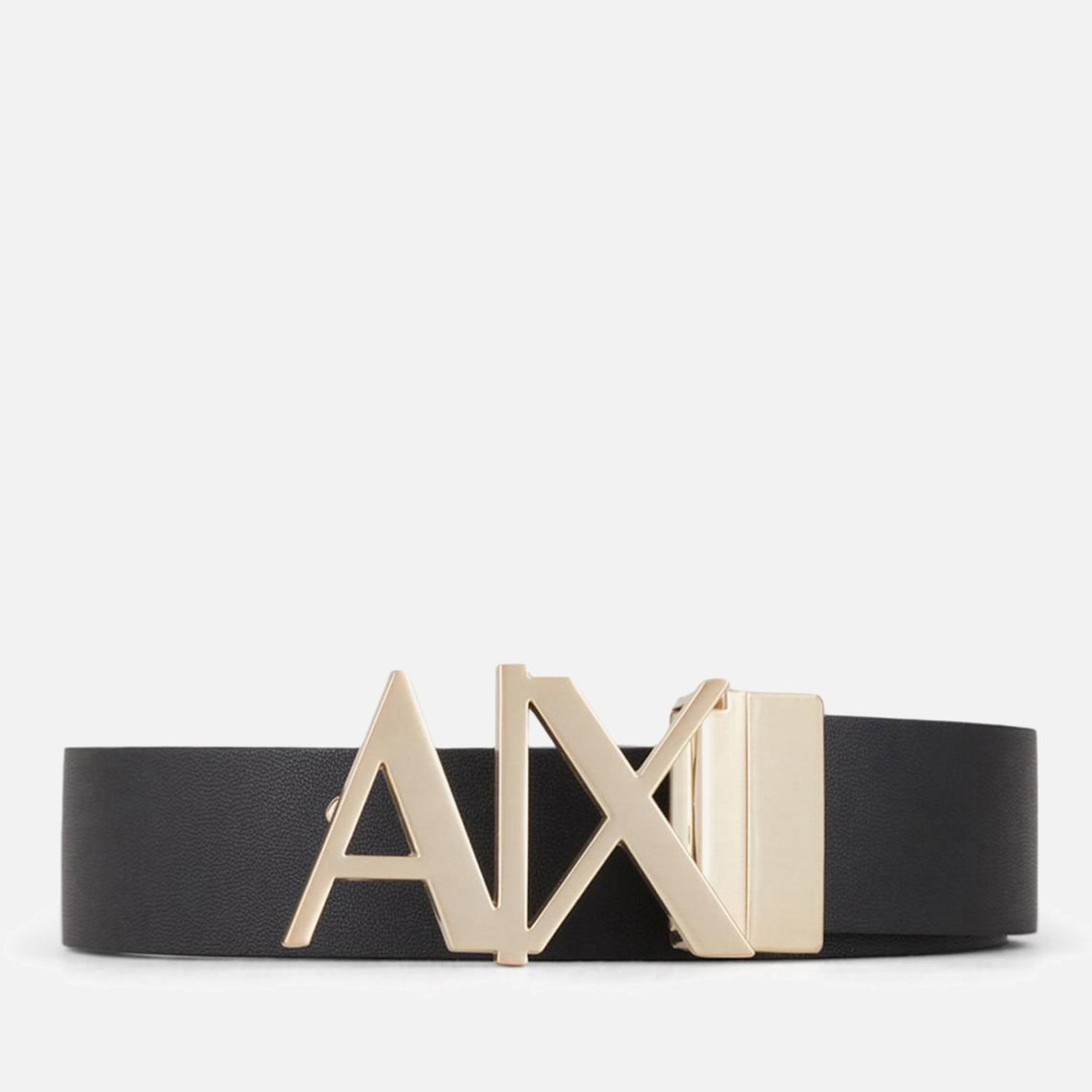 Armani exchange leather belt best sale
