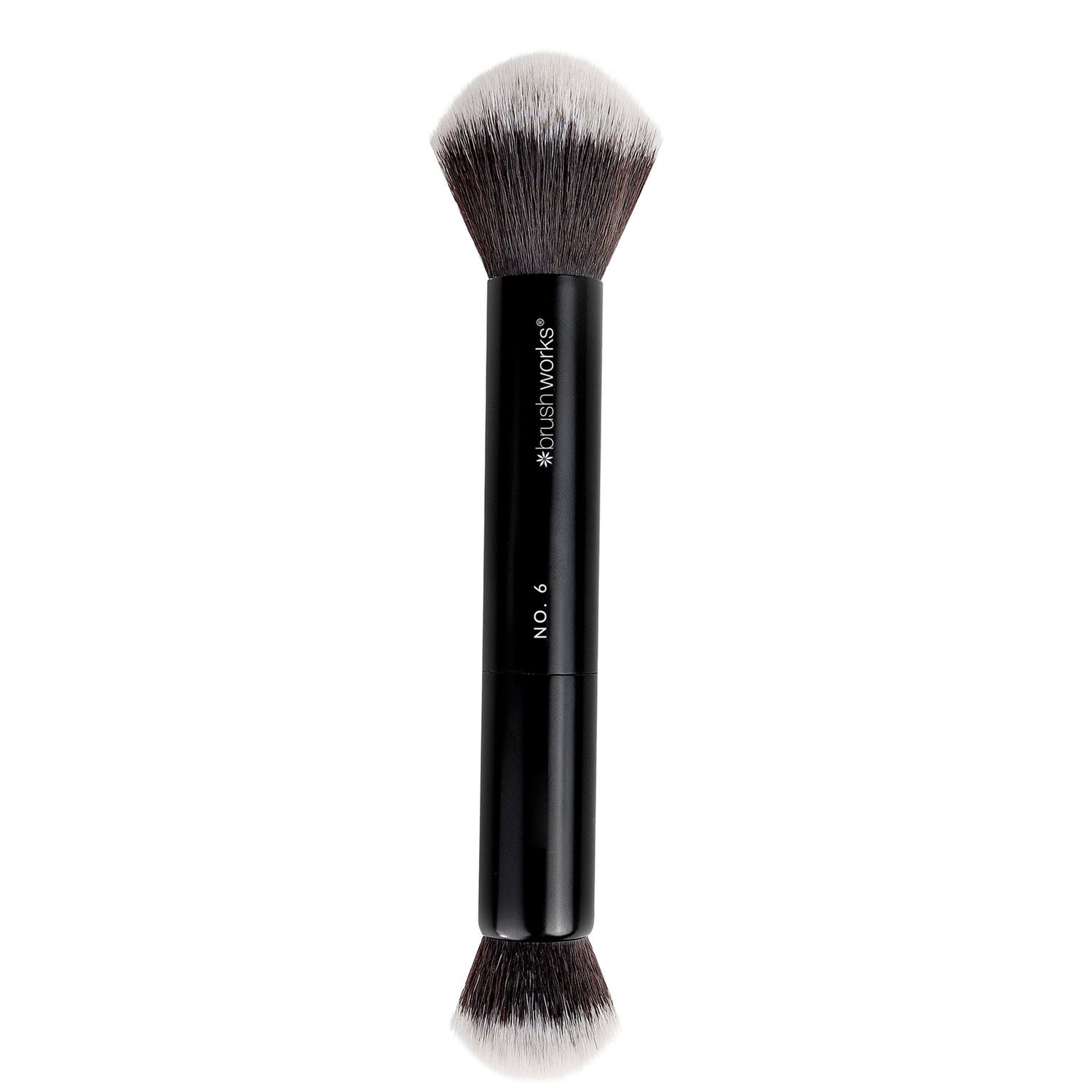 brushworks No. 6 Double Ended Powder and Buff Brush