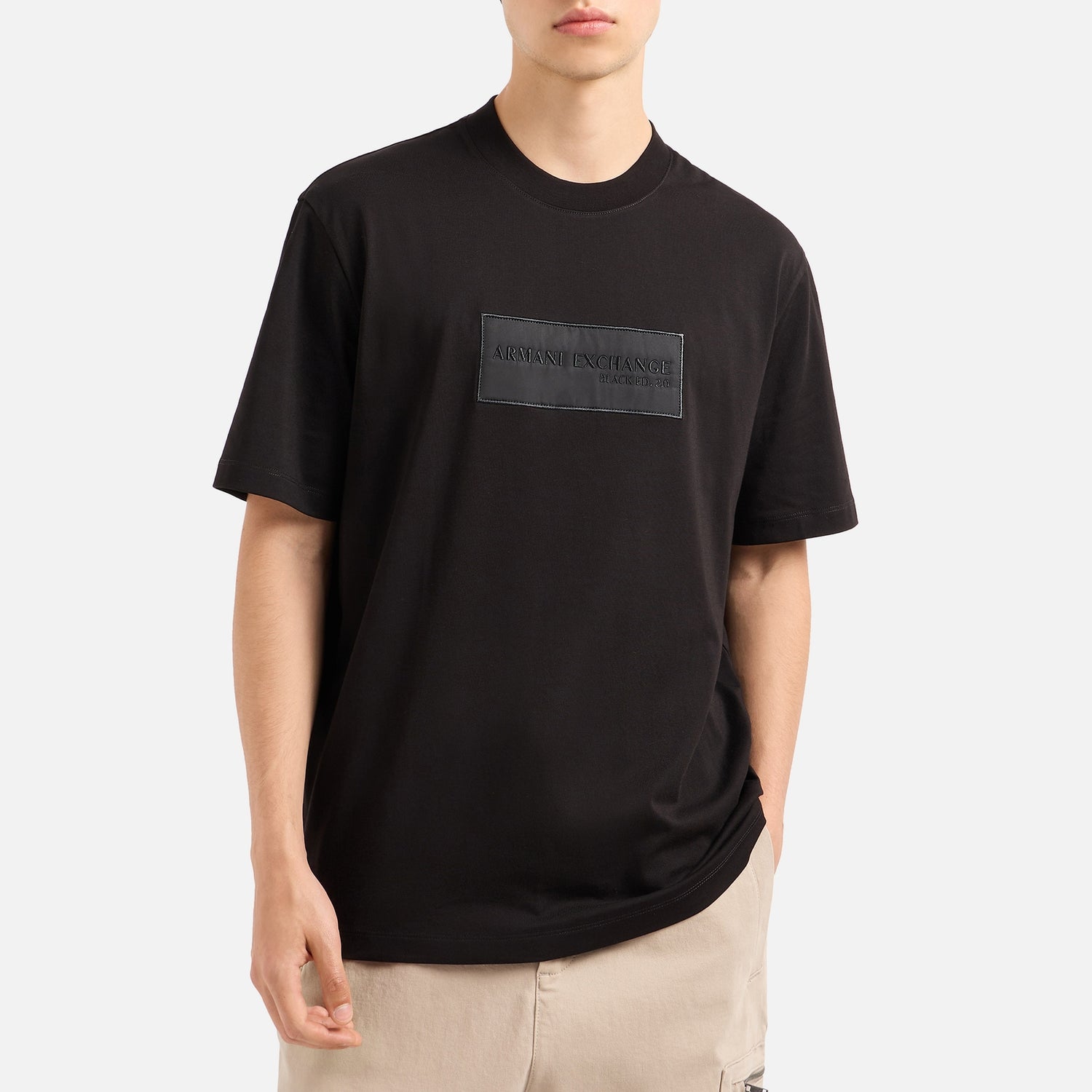 Armani Exchange Black Edition Cotton-Jersey T-Shirt - M