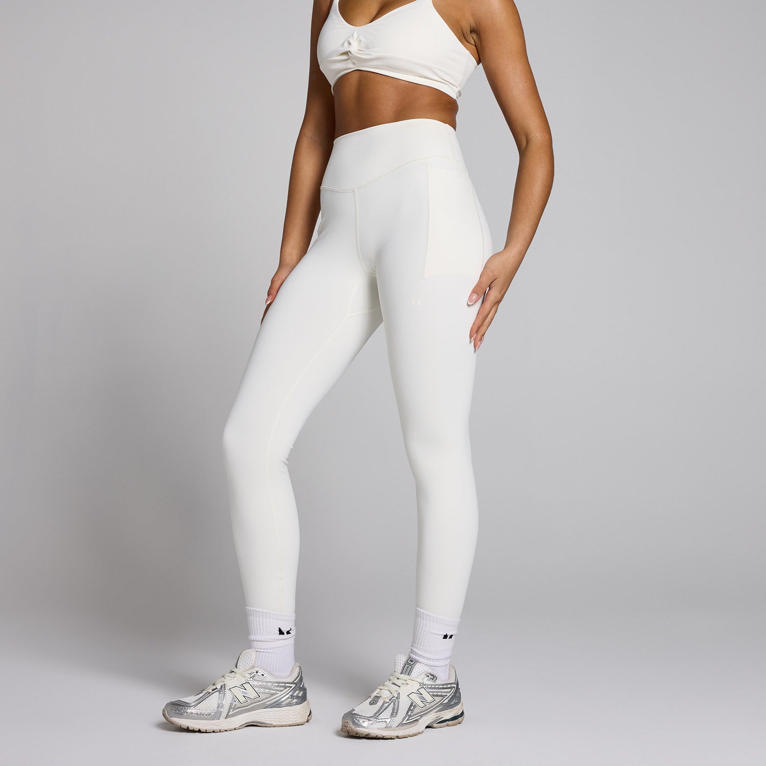 MP Women's Lifestyle Training Leggings - Natural Cotton - S