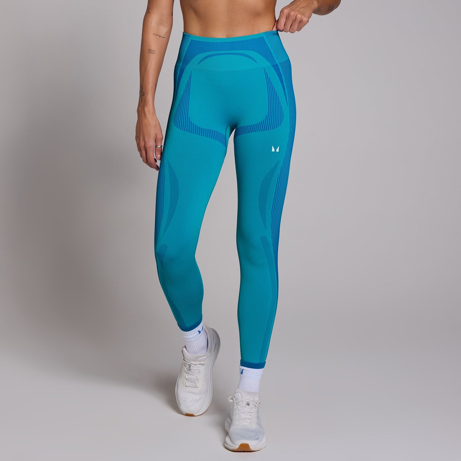 MP Női Tempo Seamless Hybrid Leggings – Óceánkék - XXL