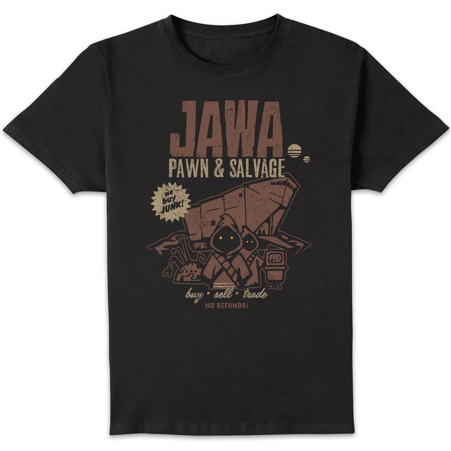 Star Wars Jawa Pawn And Salvage Unisex T-Shirt - Black