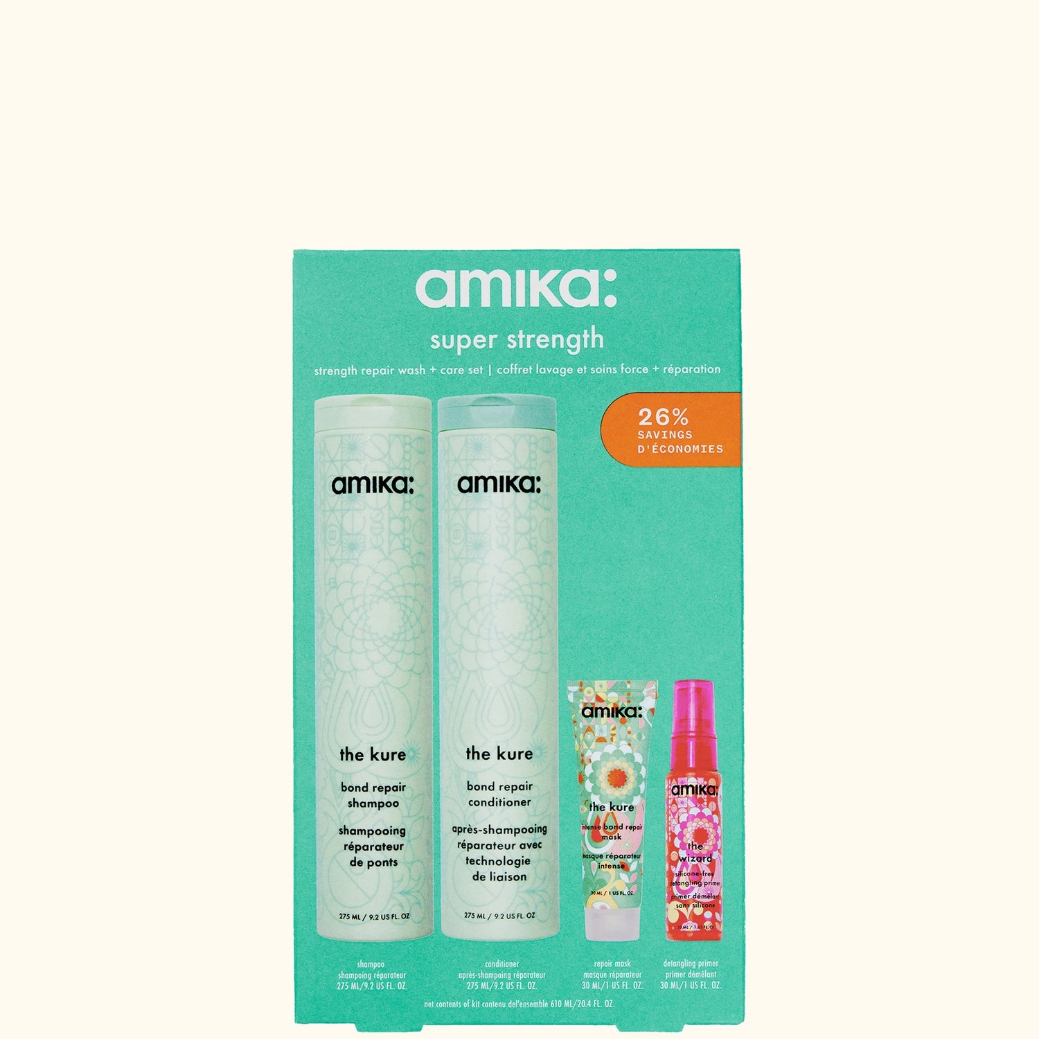 super strength wash + care set