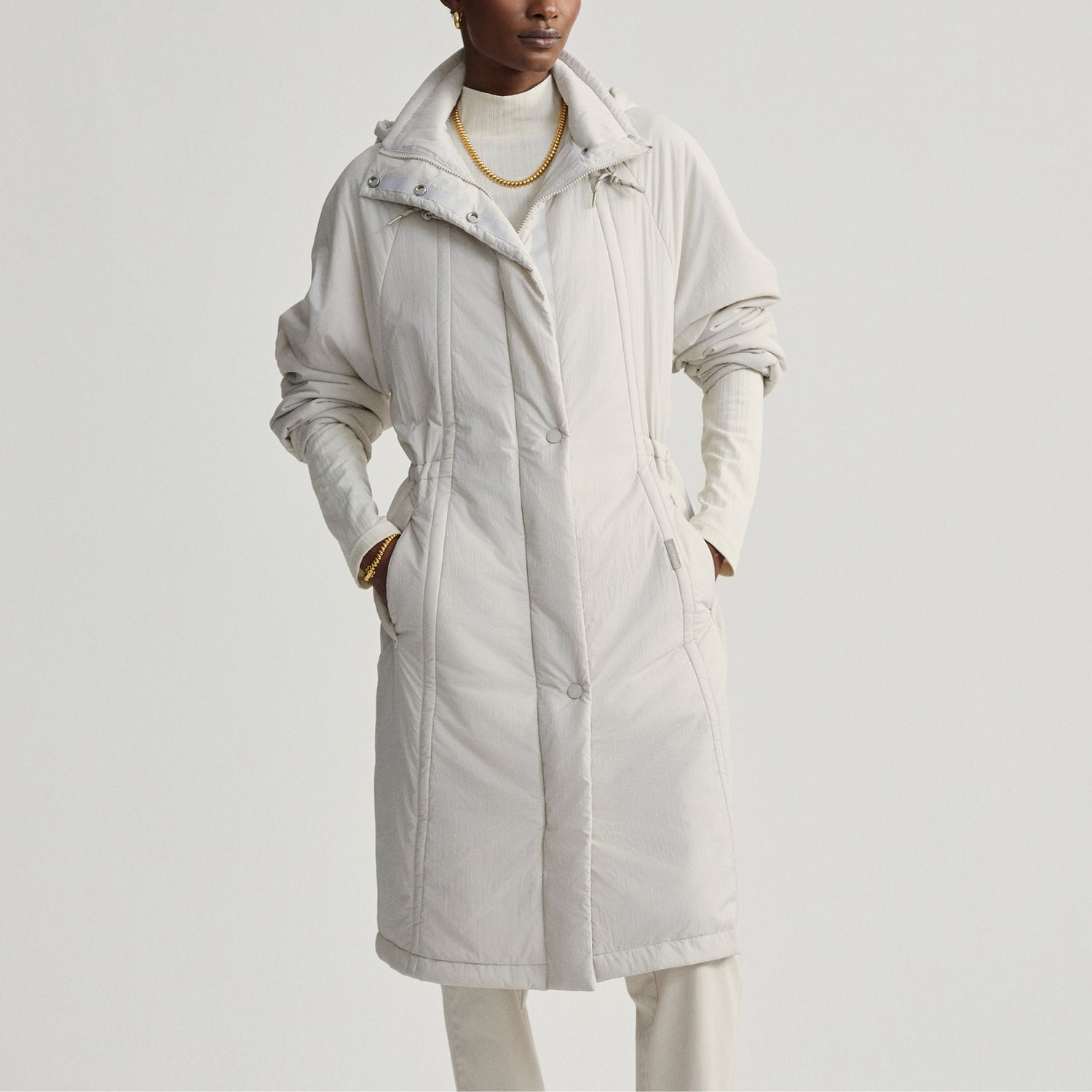 Varley Elle Light Padded Nylon Parka - M