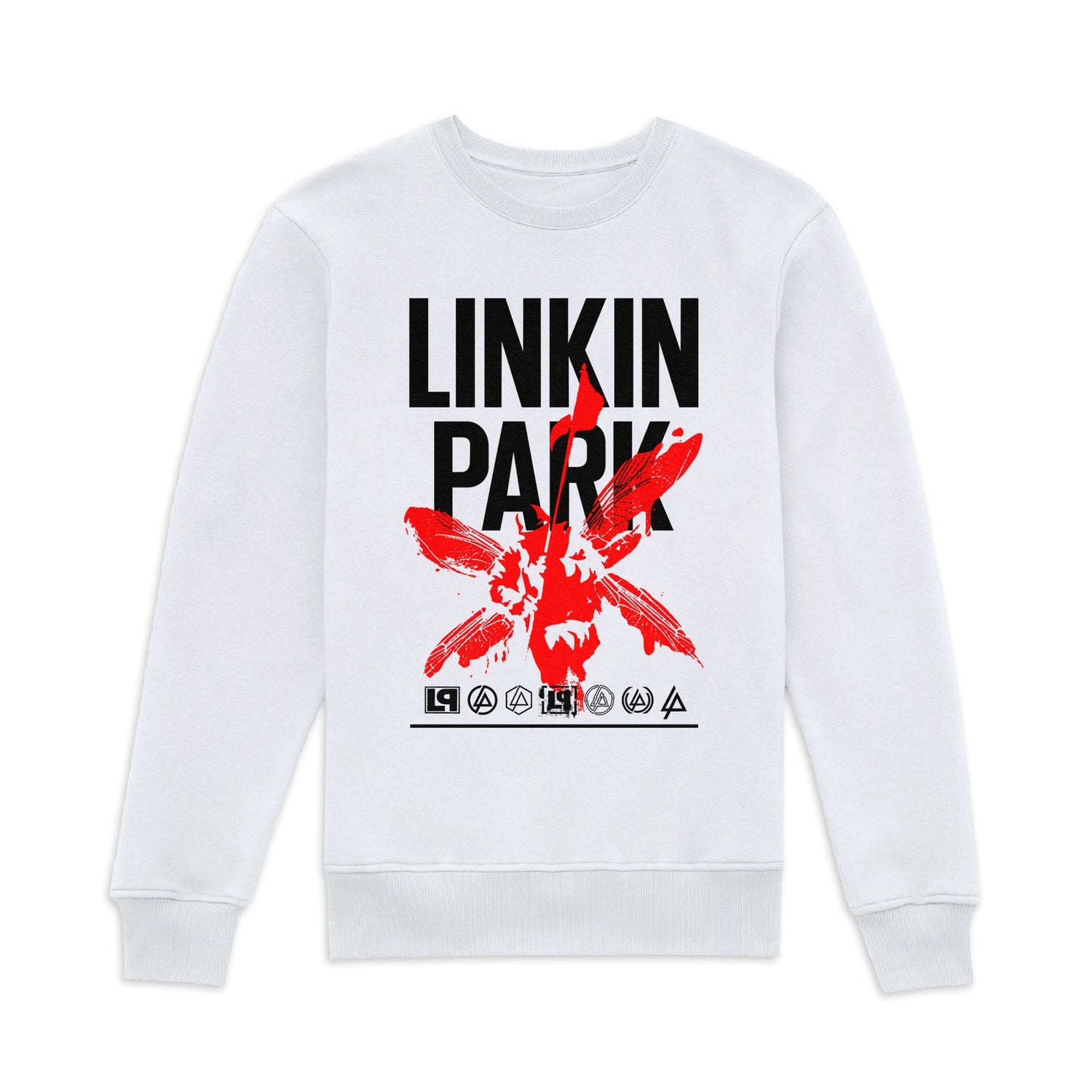 Linkin Park Poster Sweatshirt - White