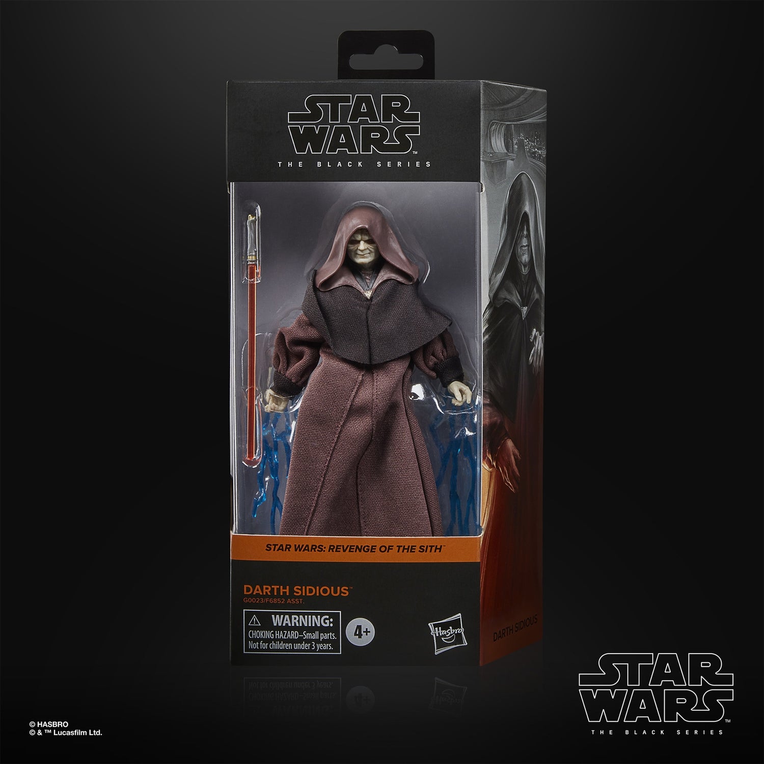 Star Wars The Black Series Darth Sidious, Star Wars: Revenge of the Sith Collectible 6 Inch Action Figure