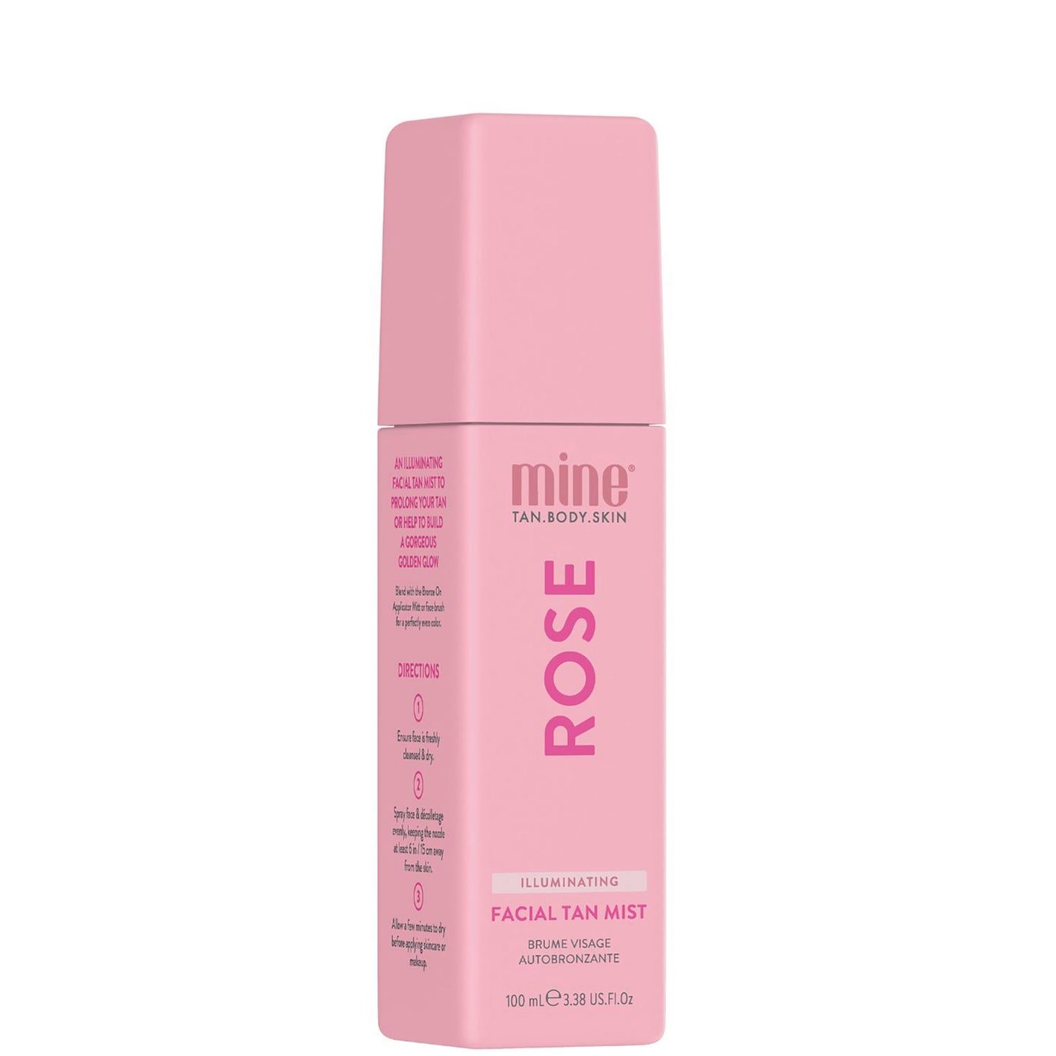 MineTan Illuminating Rose Water Tan Mist 100ml