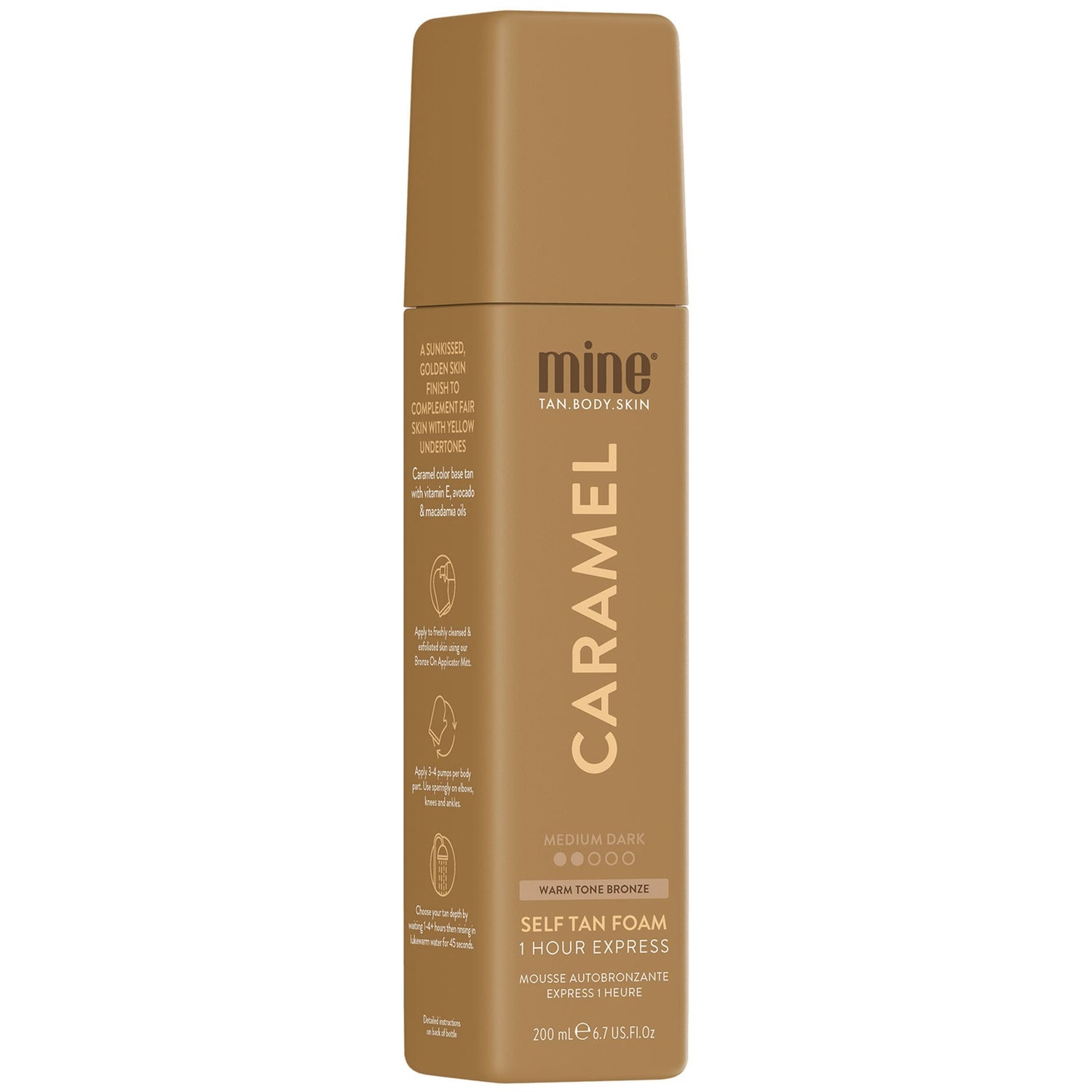 MineTan Colour Base Classic Caramel Foam 200ml