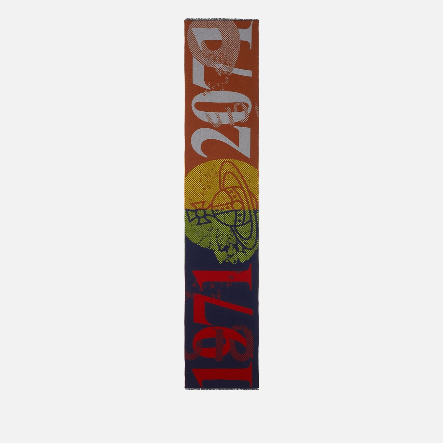 Vivienne Westwood Orb Wool-Blend Football Scarf