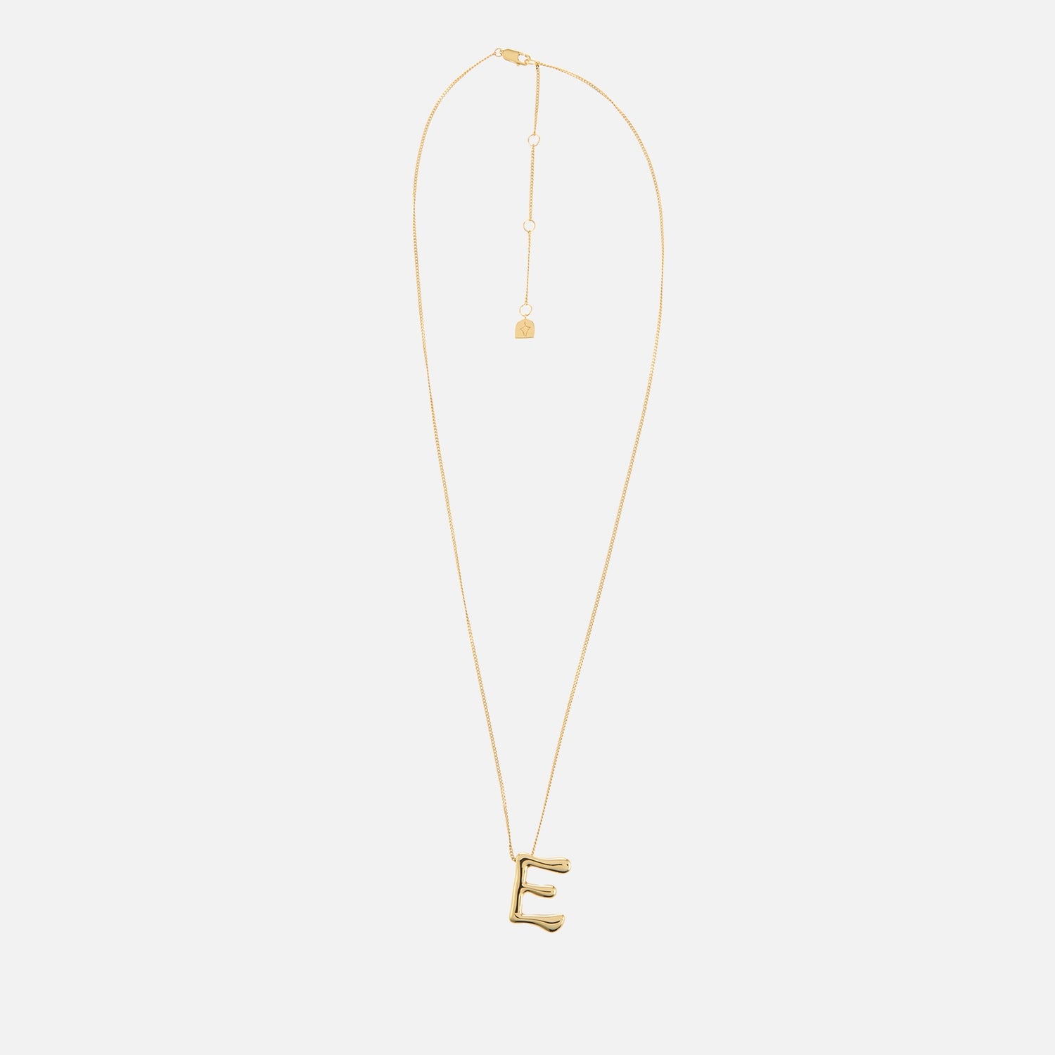 Astrid & Miyu Initial Bold 18K Gold-Plated Necklace