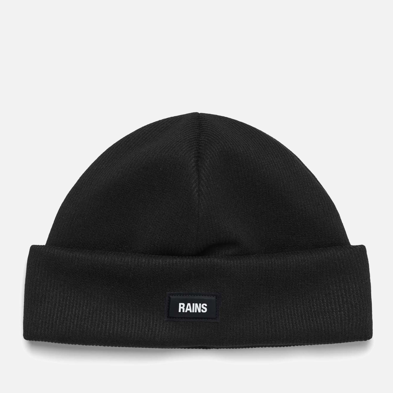 RAINS Rib-Knit Fleece-Lined Beanie